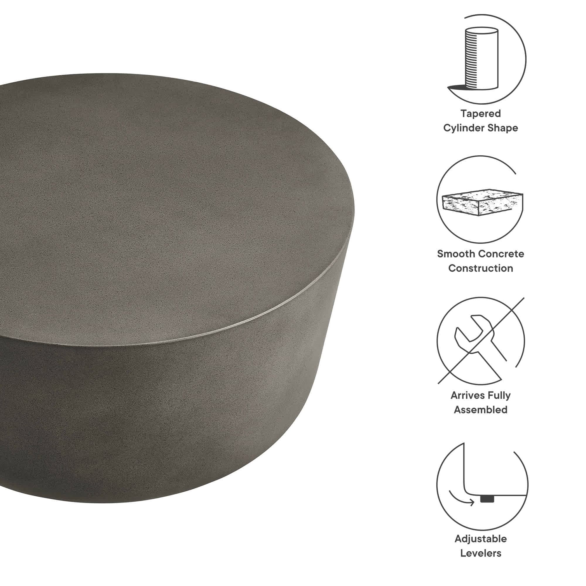 Modway EEI-7099-GRY Patio-Tables - View #2
