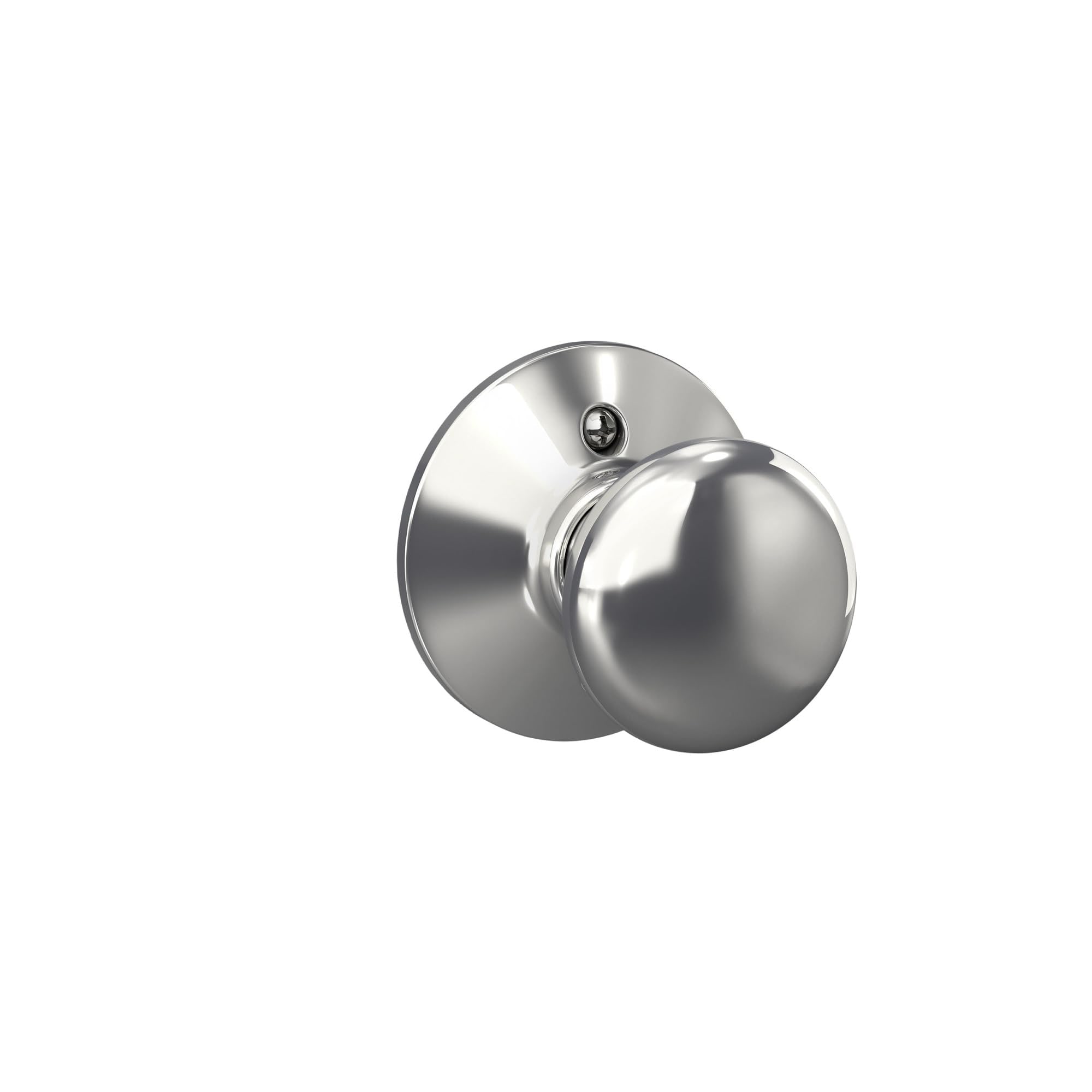 Schlage  F170PLY625CAM F170-PLY-CAM Single Dummy Plymouth Door Knob with the Decorative Camelot Polished Chrome