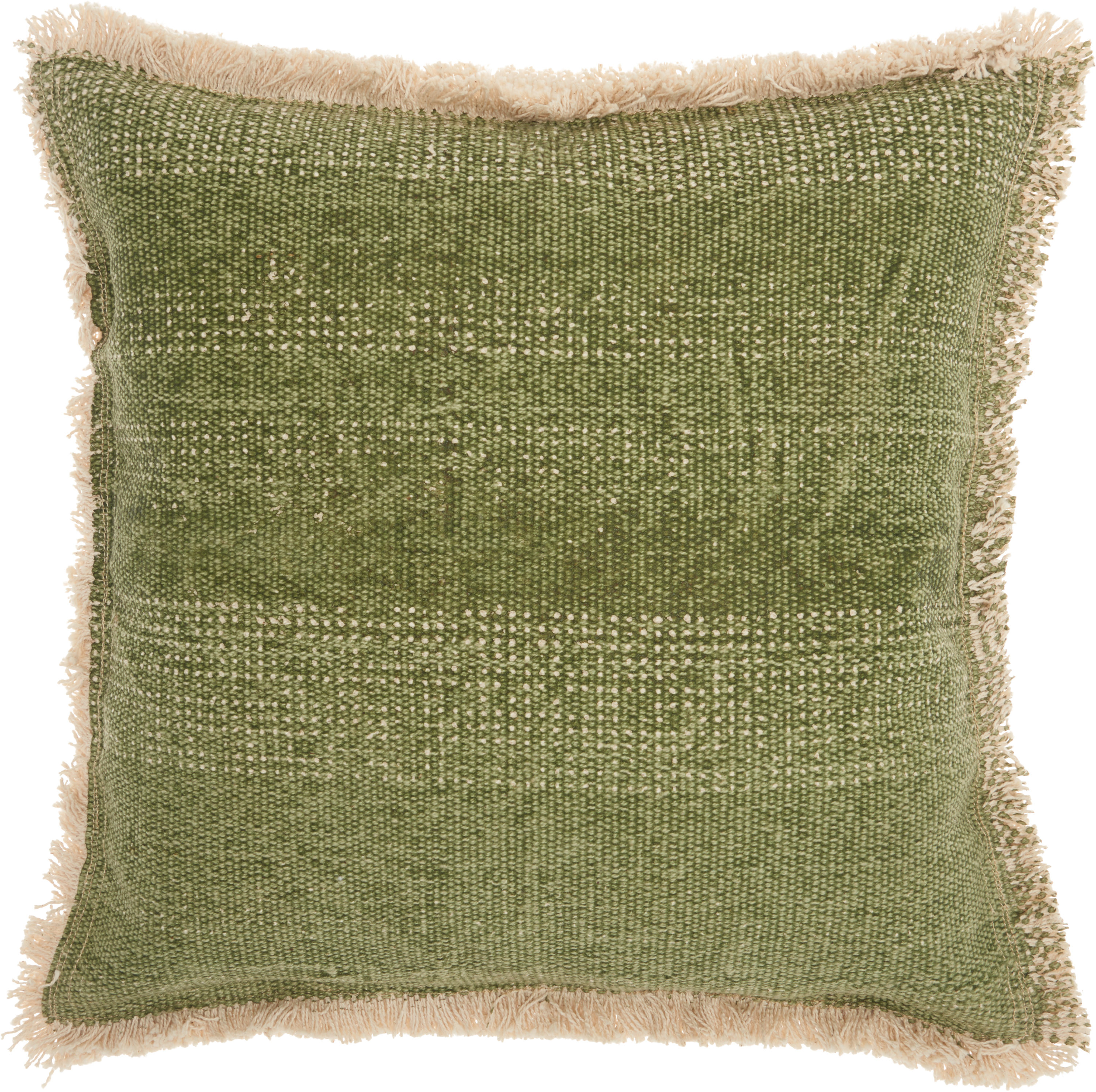 Mina Victory 798019064303 Life styles 18-in x 18-in Sage Square Indoor Decorative Pillow