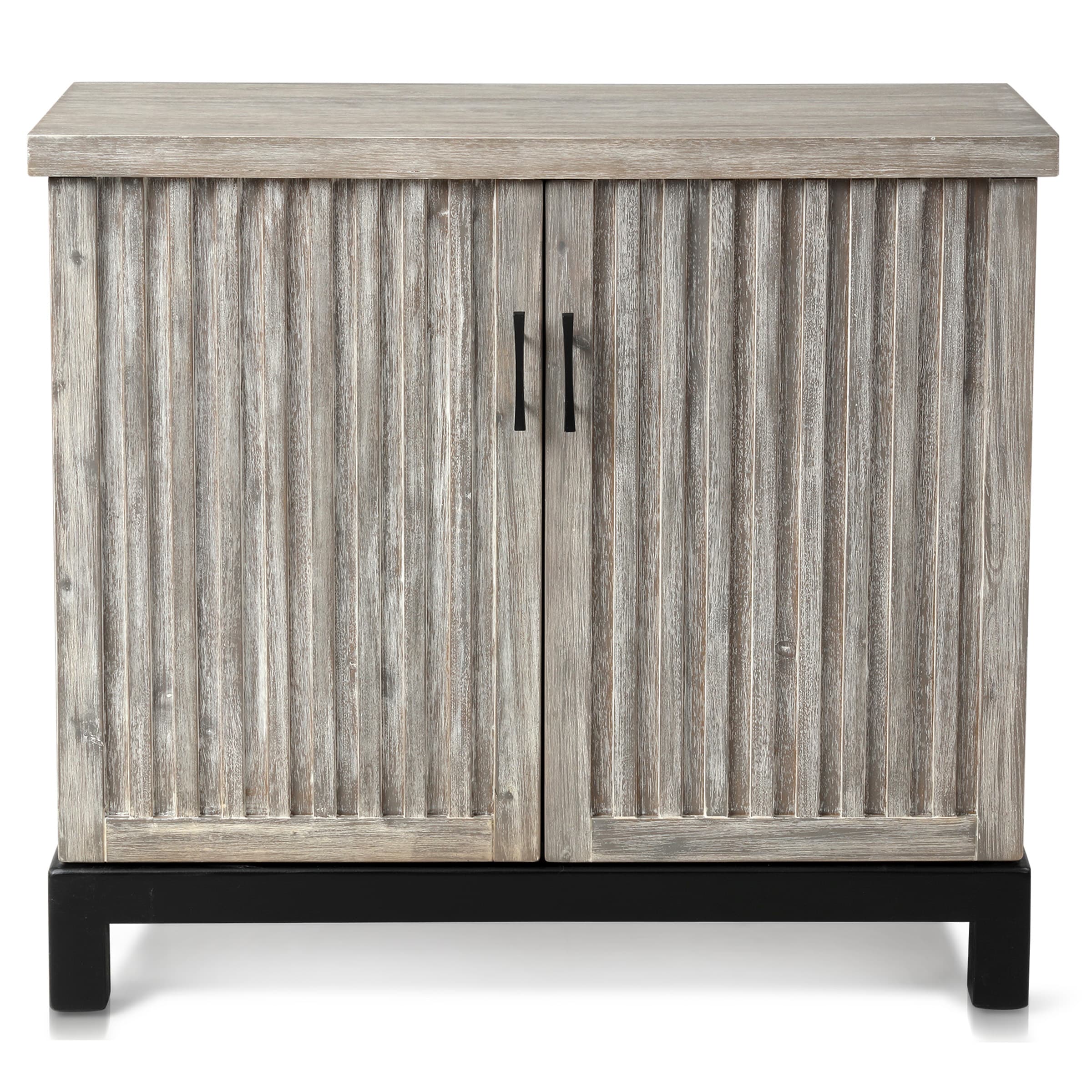 StyleCraft Home Collection VSF26104DS Gray Transitional Wood Media Cabinet
