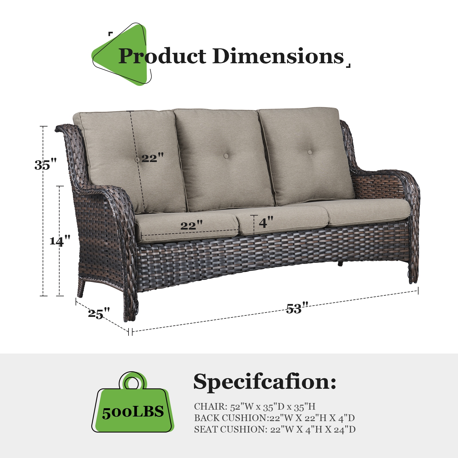  PA013-3CZ Patio-Sofas-Daybeds - View #8