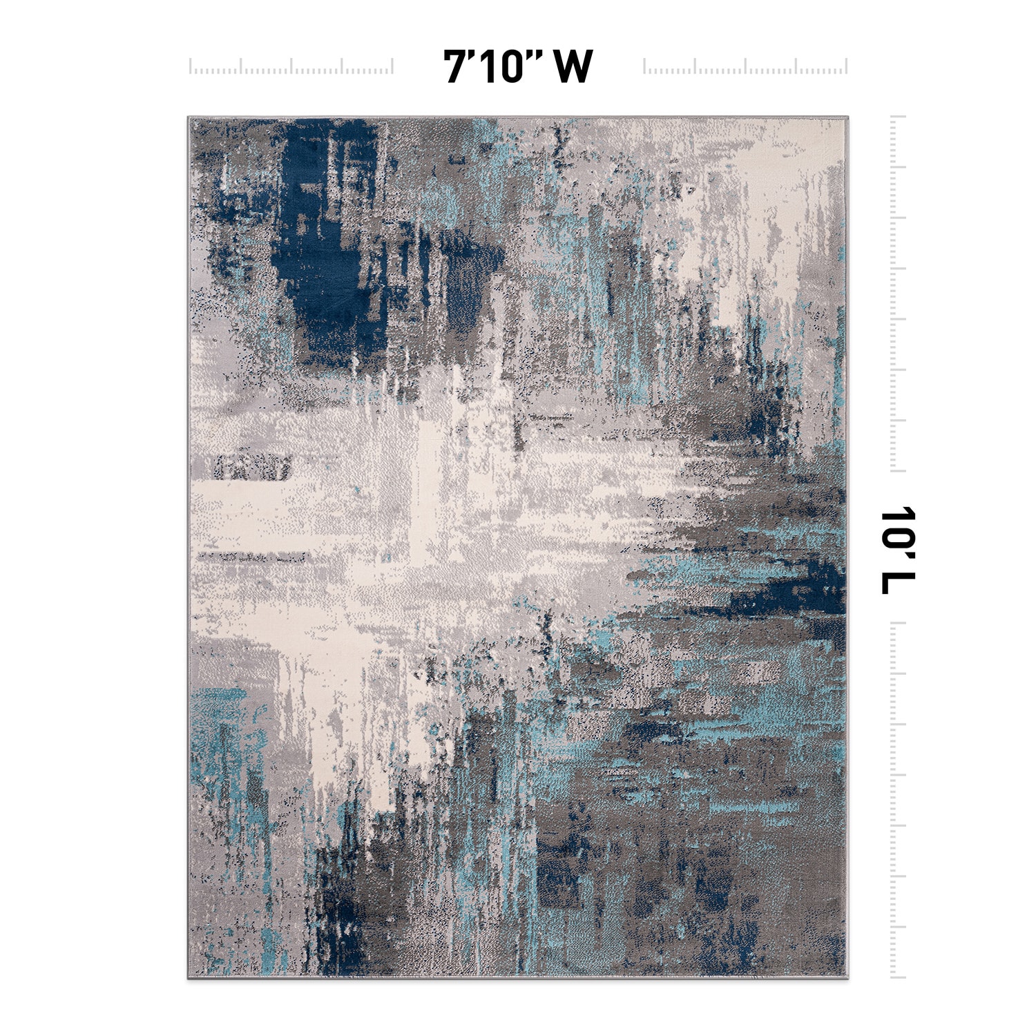 World Rug Gallery 4055BLUE8X10 rugs - View #2