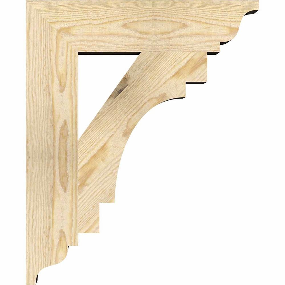 Ekena Millwork BKT04X18X22MRC01RDF Exterior-Brackets-Braces - View #3