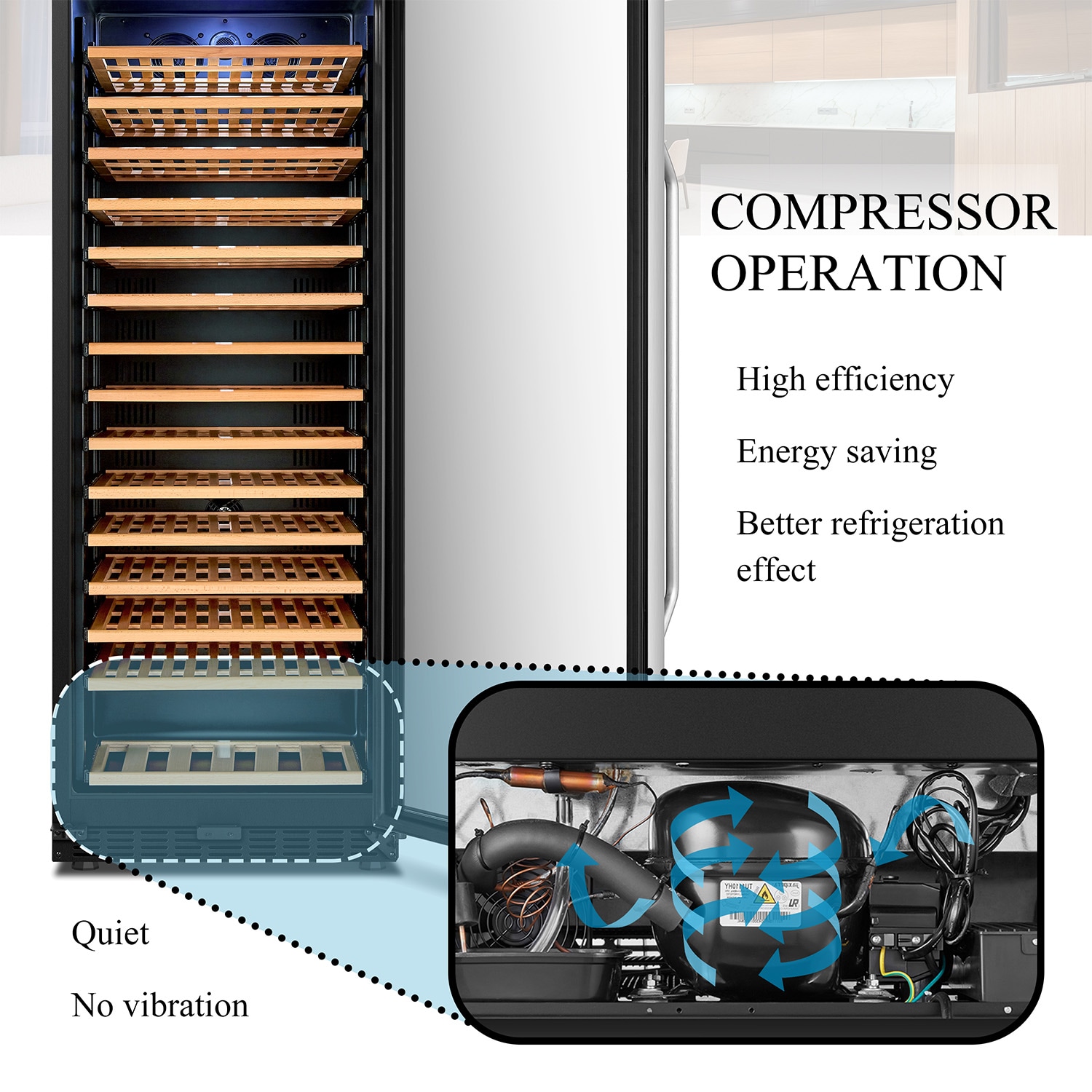 LANBO LW155S Wine-Chillers - View #8