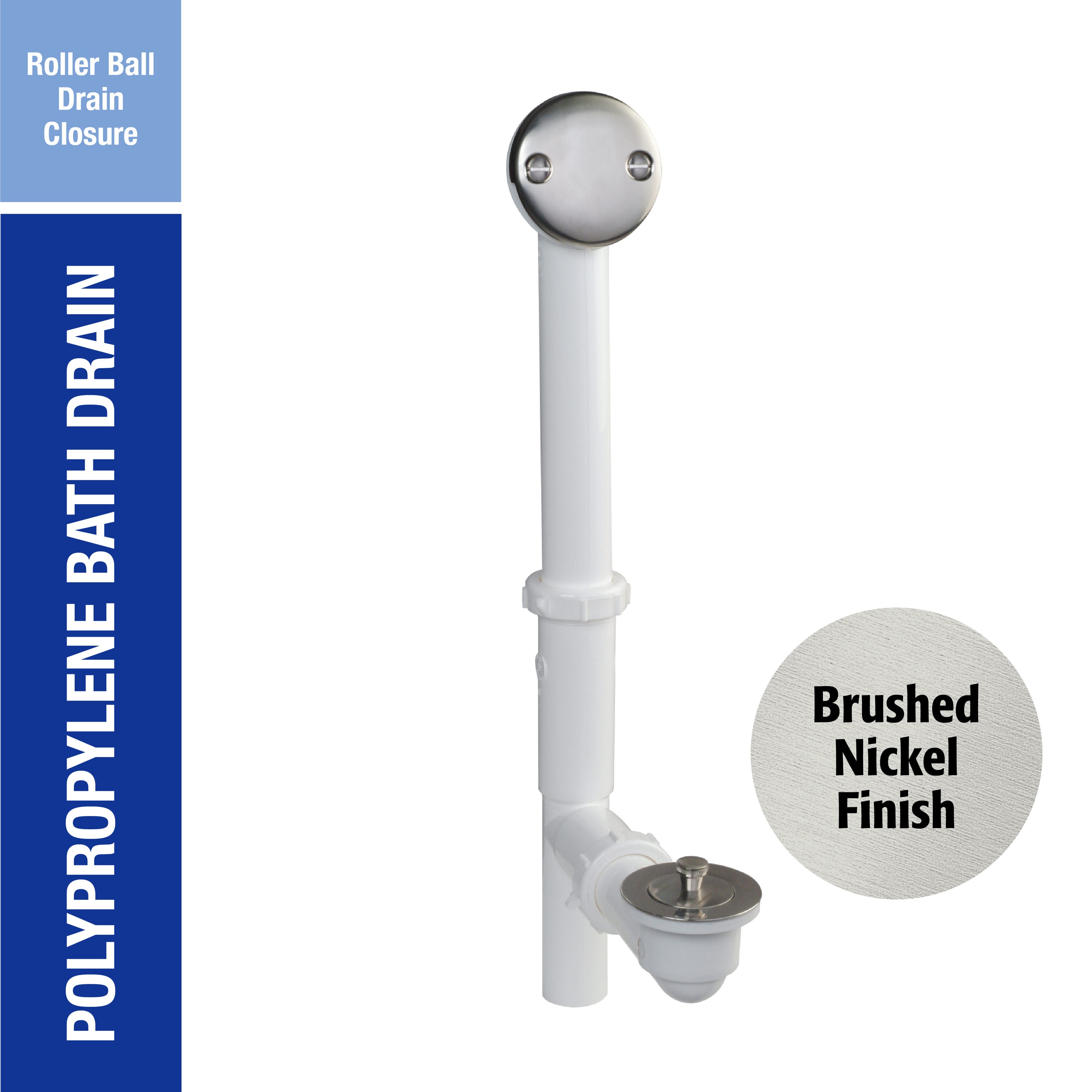 Innovator Flex924 Flexible Bath Waste with PresFlo Bathtub Stopper and  Innovator Overflow in Chrome Plated