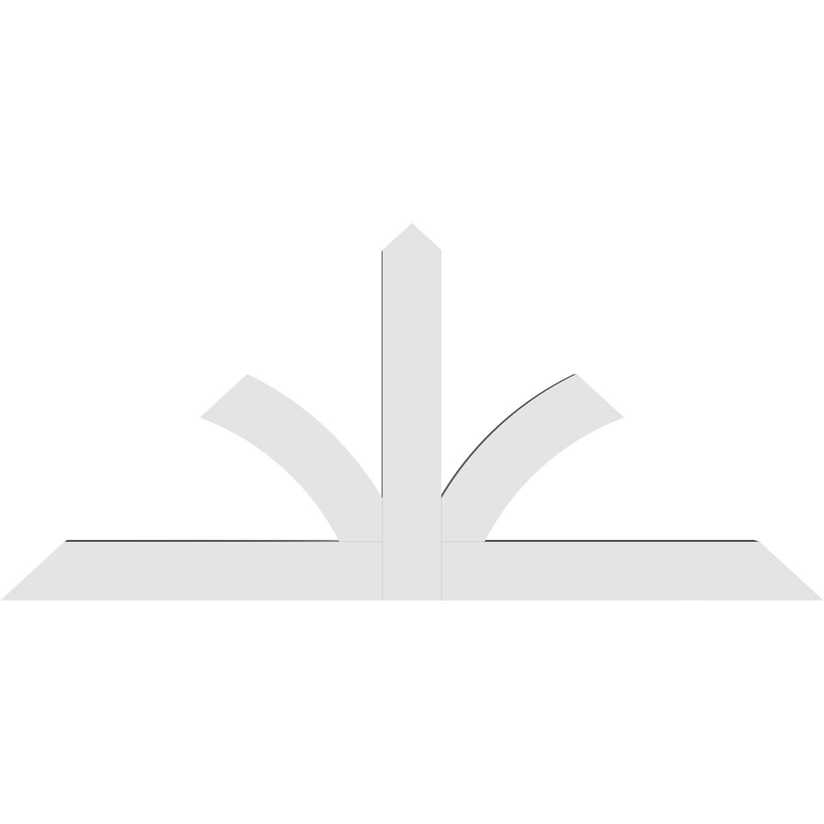 Ekena Millwork GBP084X39X0406RIC00 Exterior-Brackets-Braces - View #4
