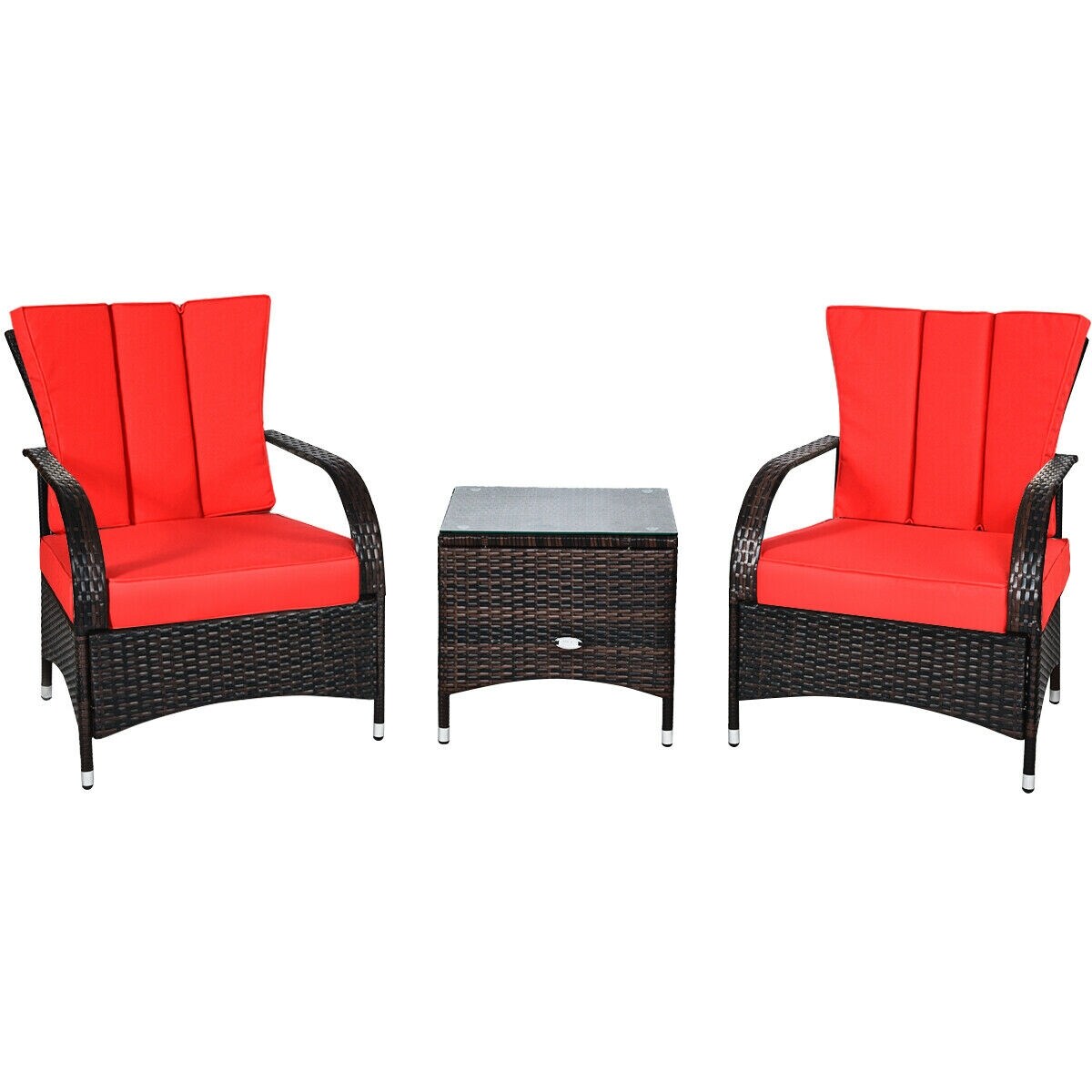 Slickblue D-CO-ER26736WH Patio-Conversation-Sets - View #4