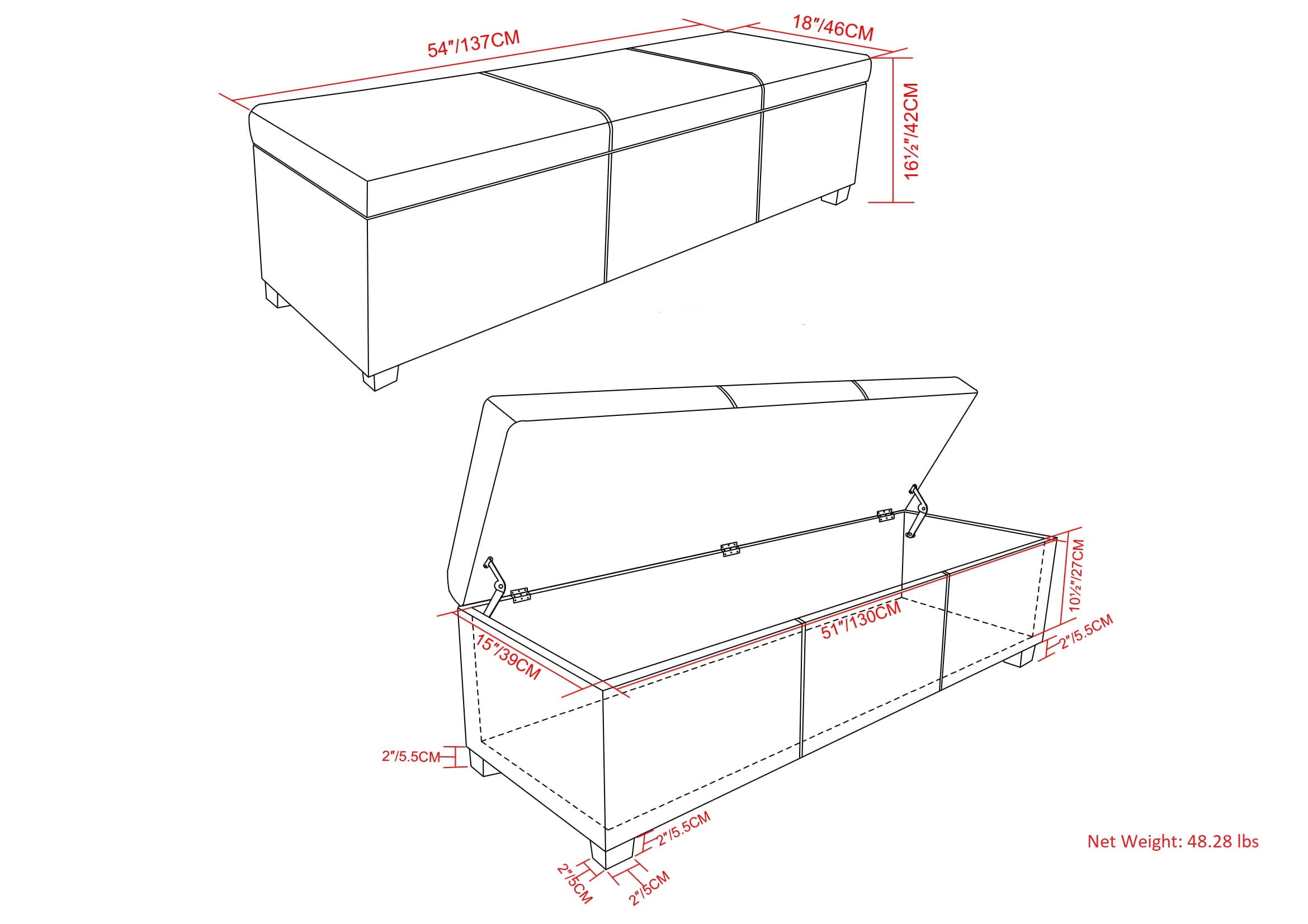 Simpli Home AXCF18XL-BL Indoor-Ottomans - View #11