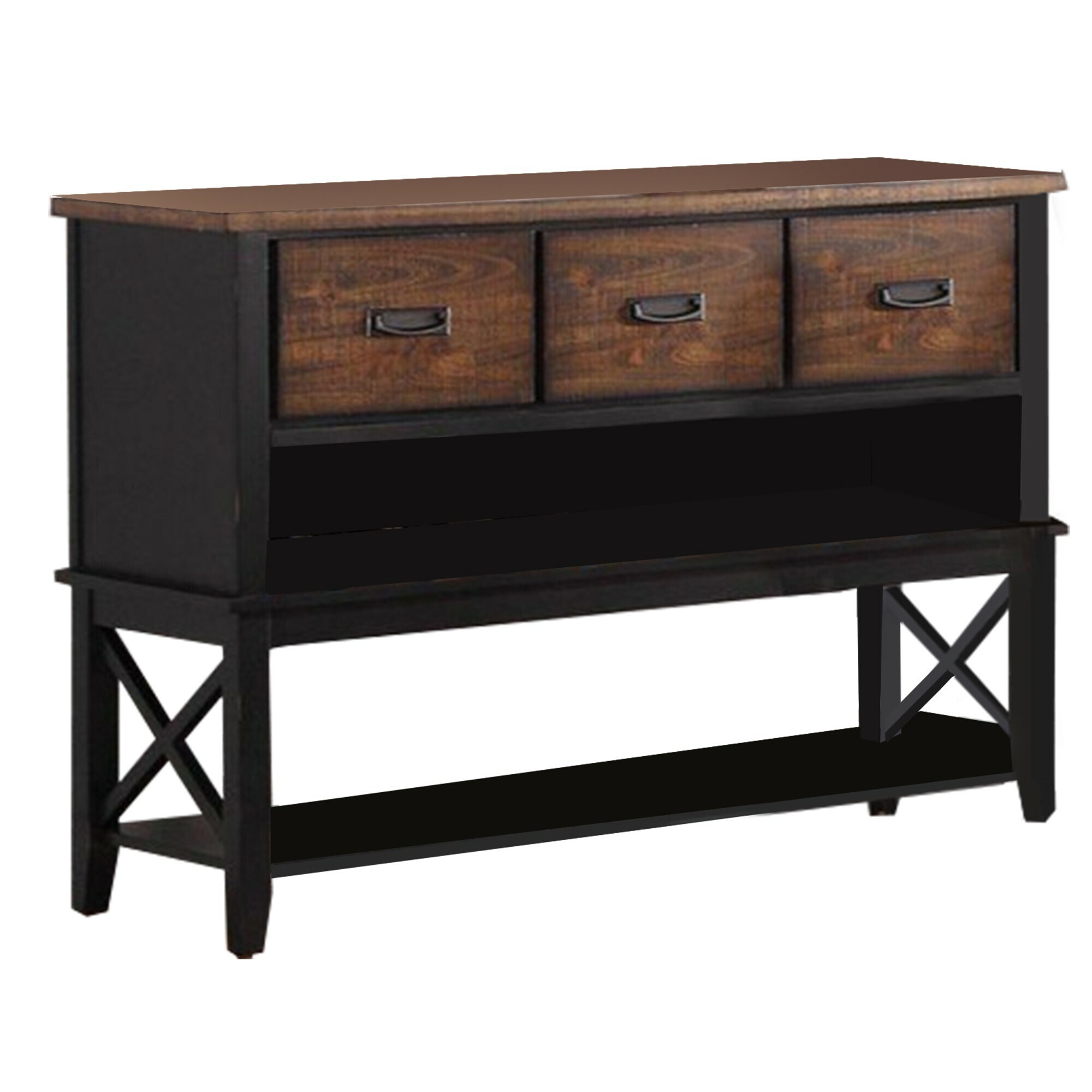 Benzara BM171385 Contemporary/Modern Brown Buffet