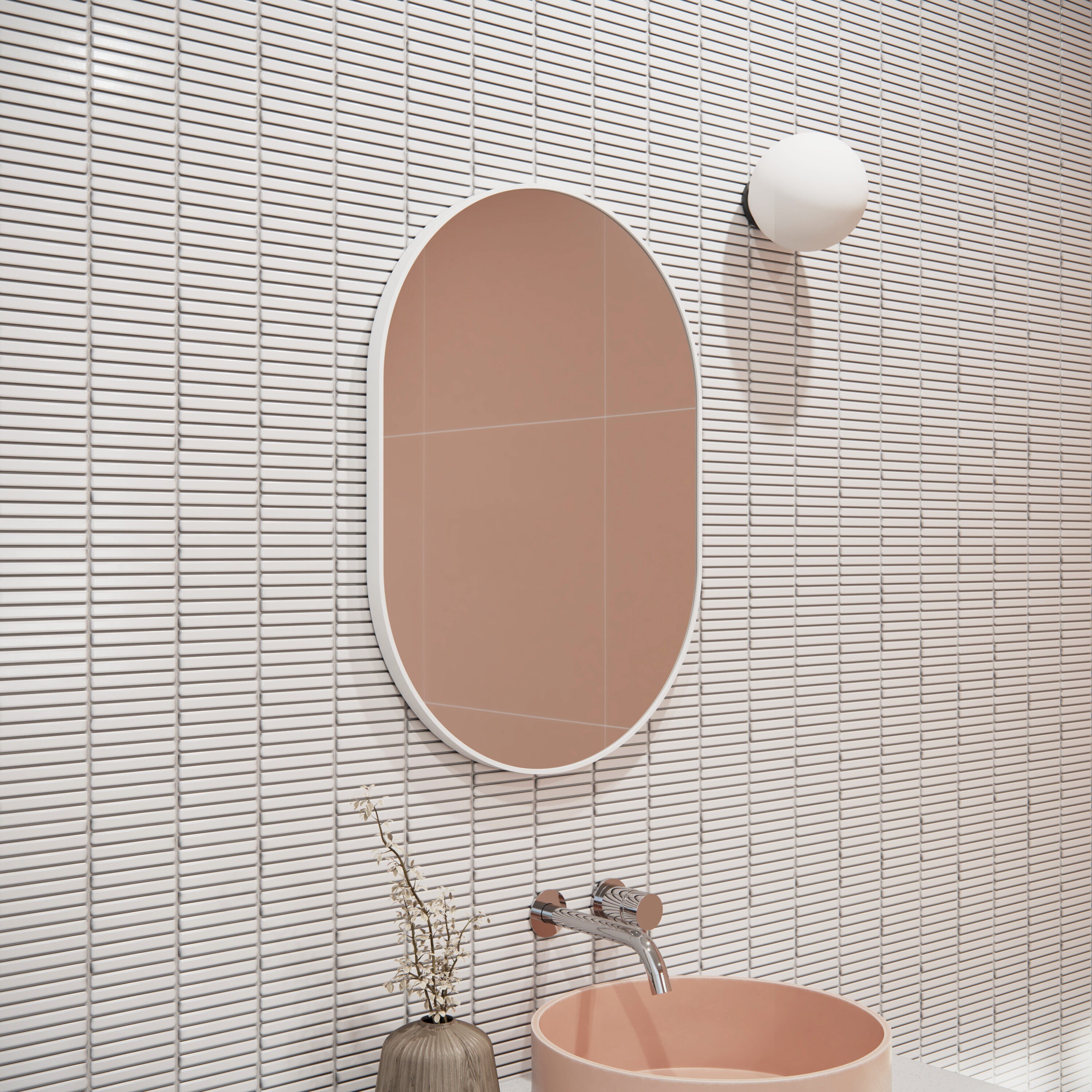 Glass Warehouse MF-PL-28X20-W Decor-Mirrors - View #3