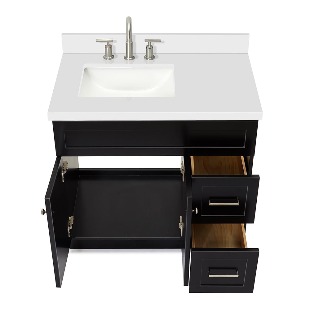 ARIEL F037SLWQRVOBLK Bath-Vanity-Combo - View #6