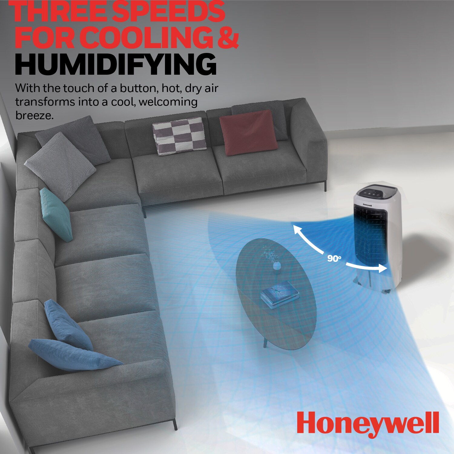 Honeywell TC10PEU Evaporative-Cooler - View #4