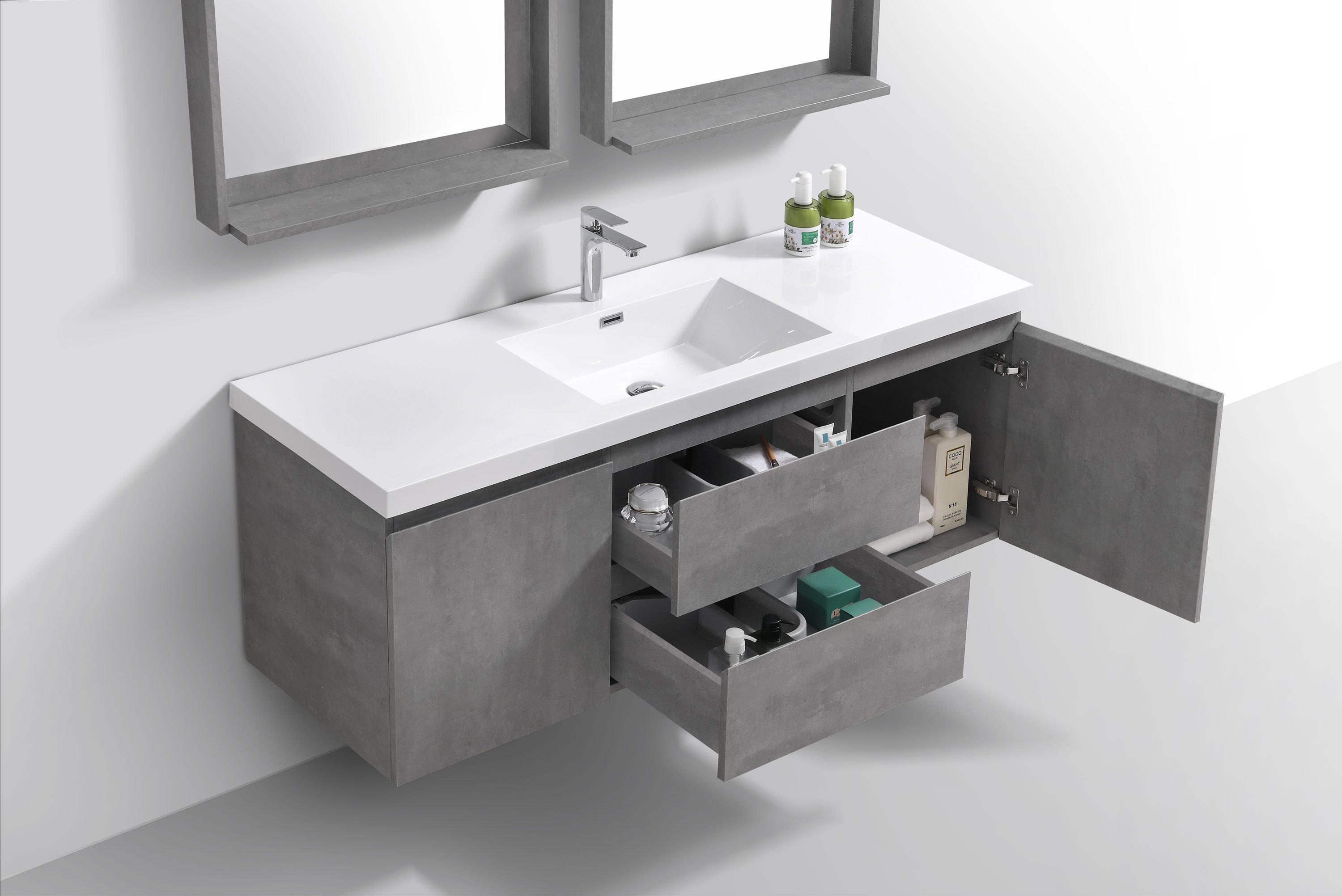 Moreno Bath MOB60S-CG Bath-Vanity-Combo - View #5