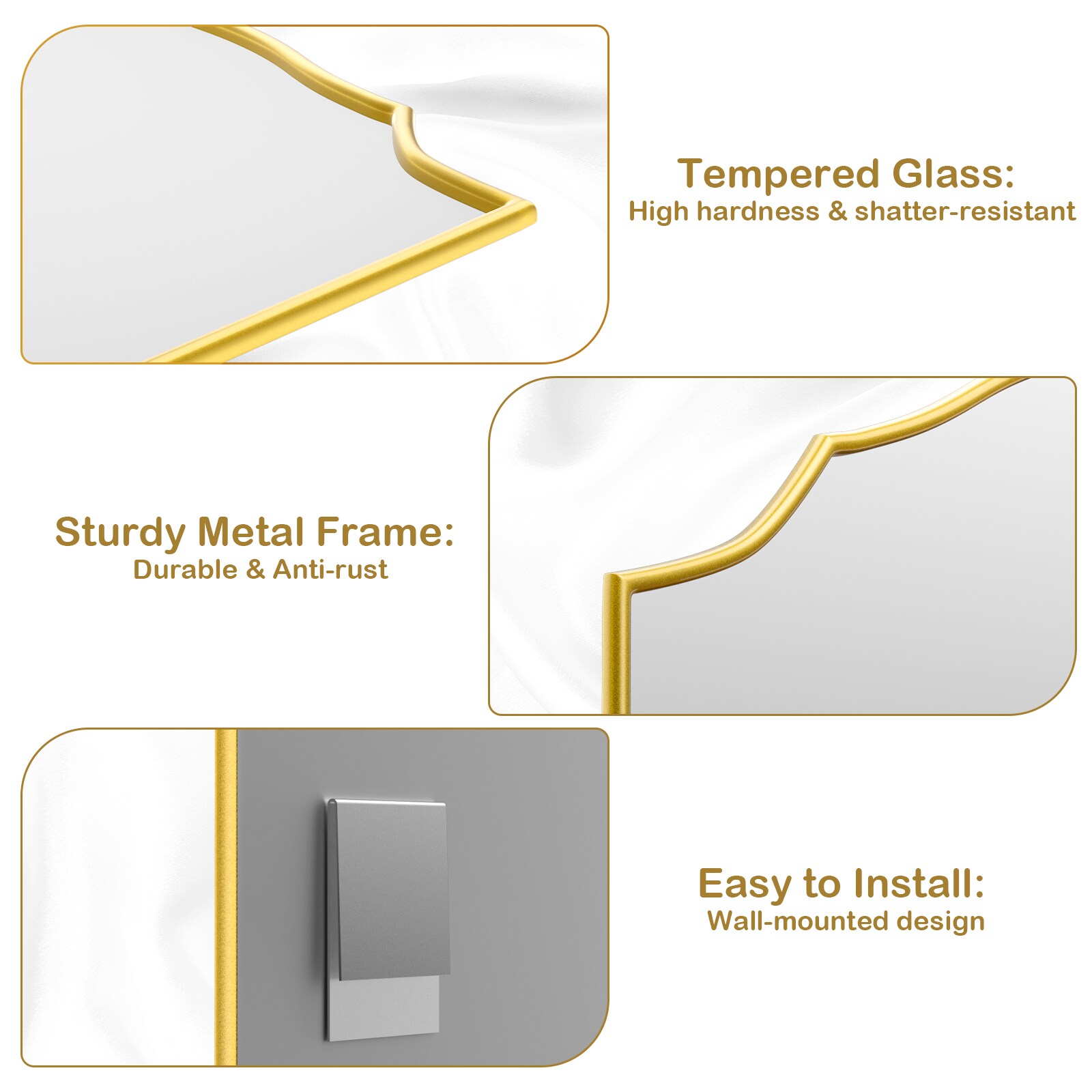 LOVMOR LS-381A00590D-YM Decor-Mirrors - View #3