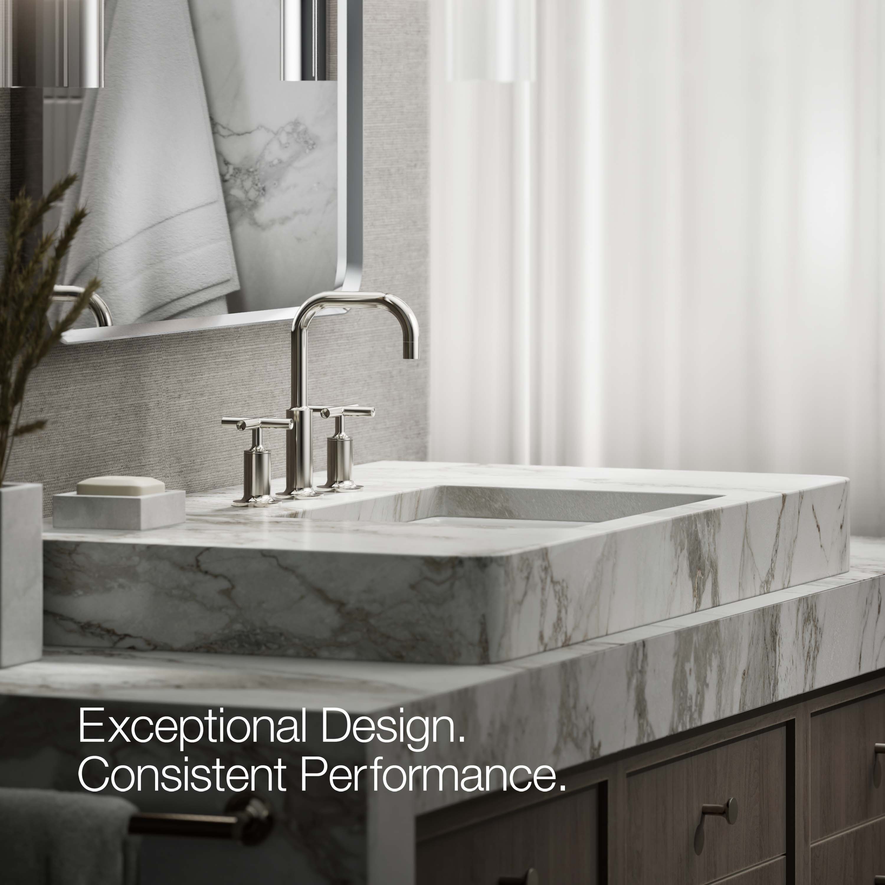 KOHLER 14406-3-SN Lavatory-Faucets - View #3