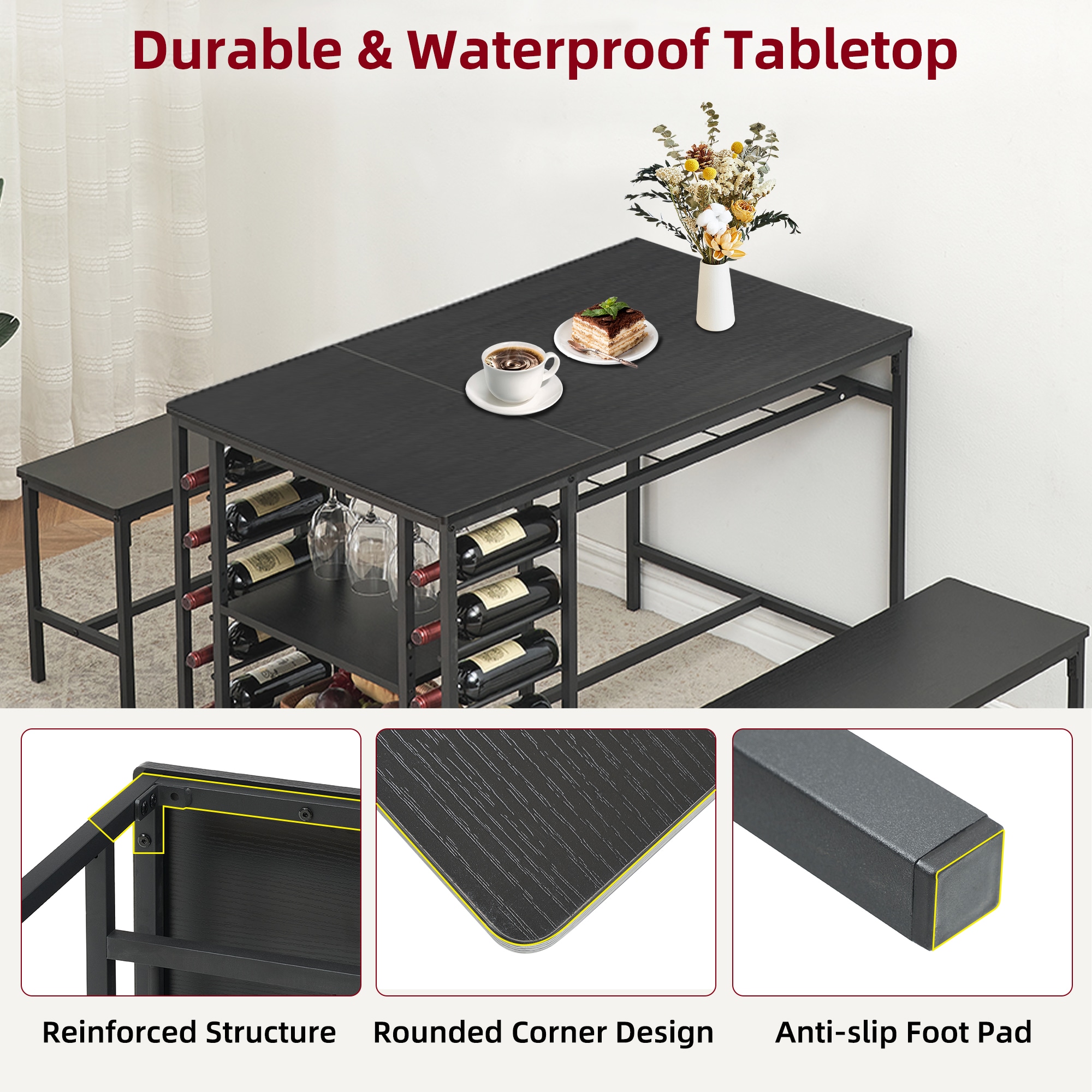 Garvee BYP-WNUM7X2A6LM Dining-Tables - View #5