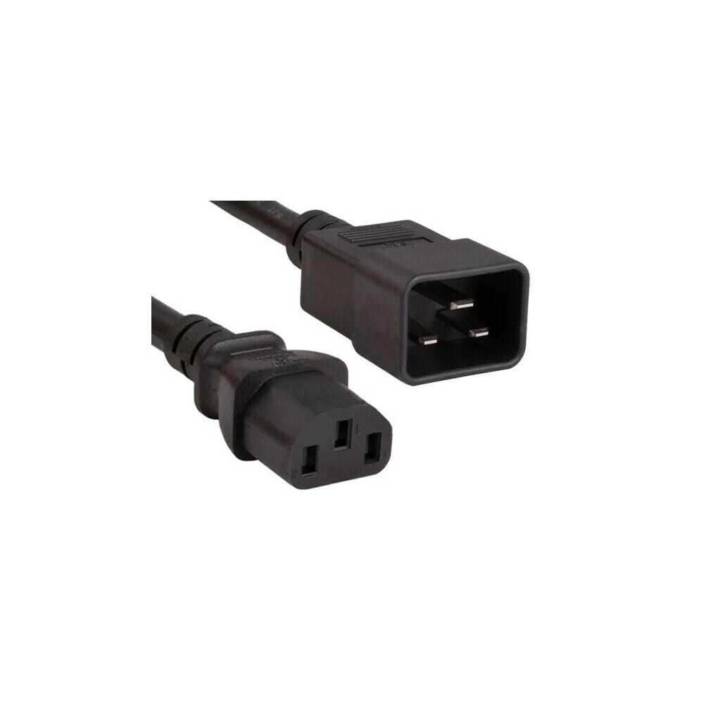 Evolve 4 ft. 14 AWG 15A 250V Power Cord- IEC320 C20 to IEC320 C13 at ...