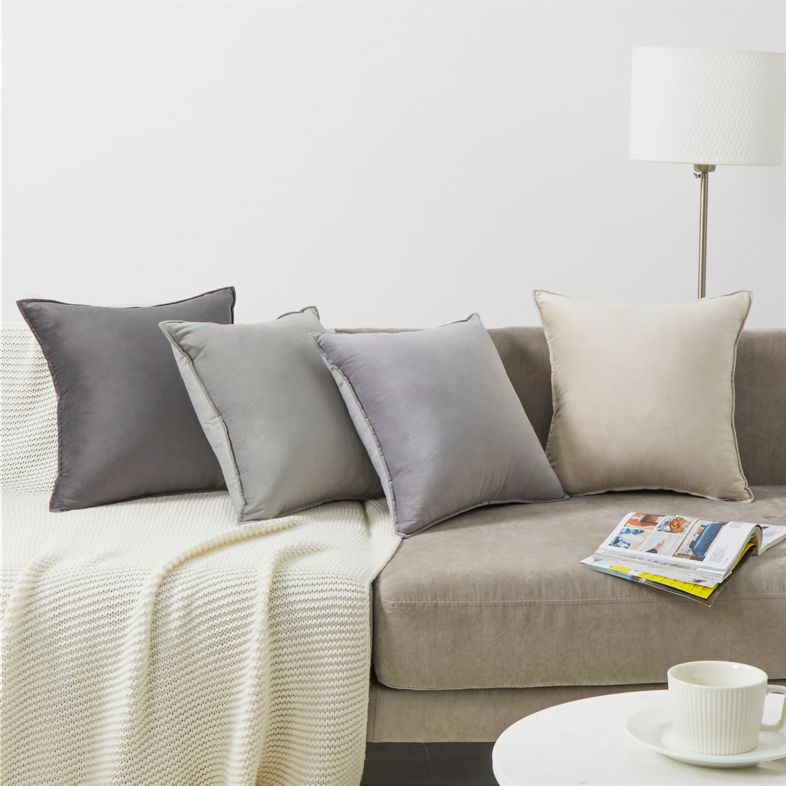 Topfinel 148 GREY 18IN Accent-Pillows - View #2