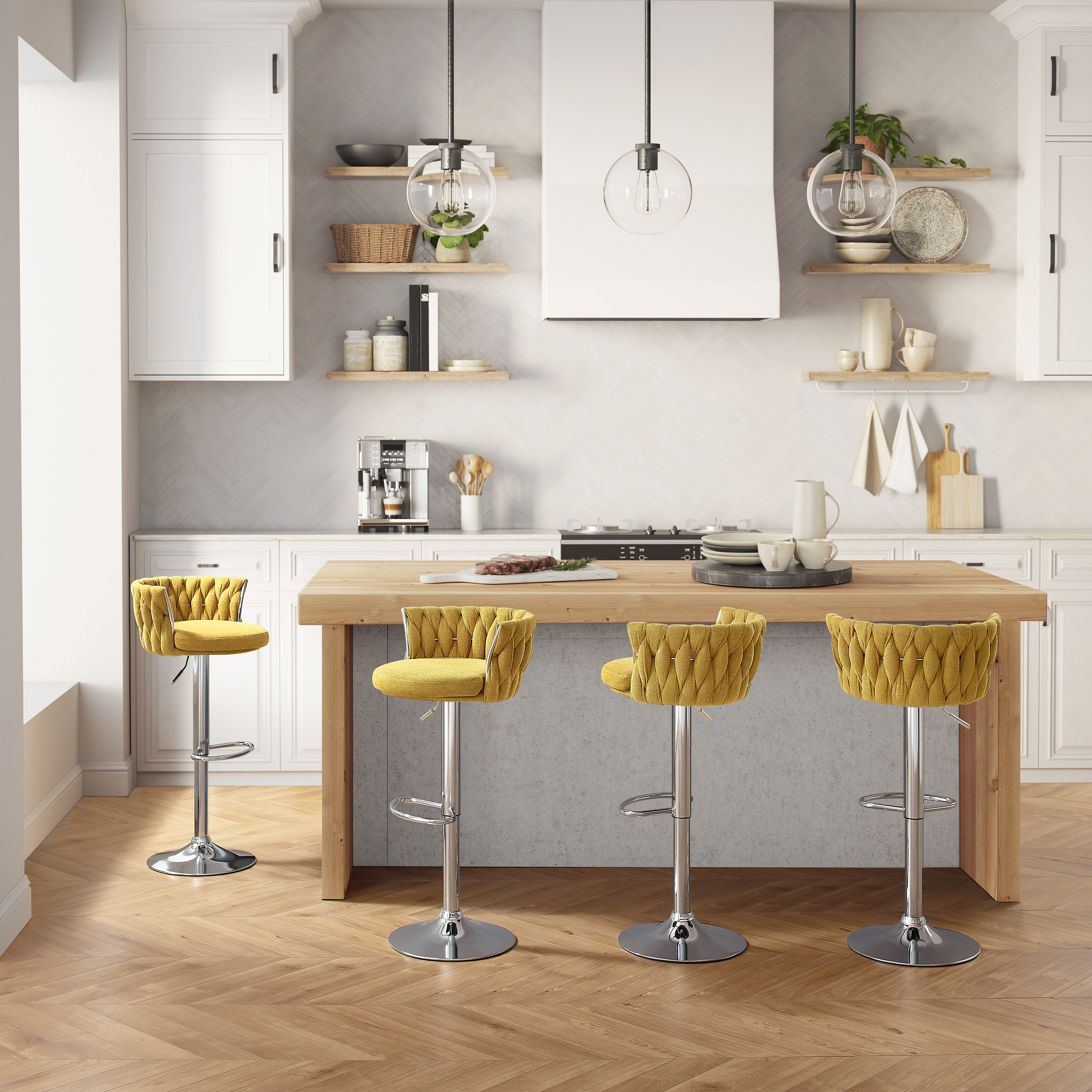 Art Leon BS015-YELLOW stools - View #6