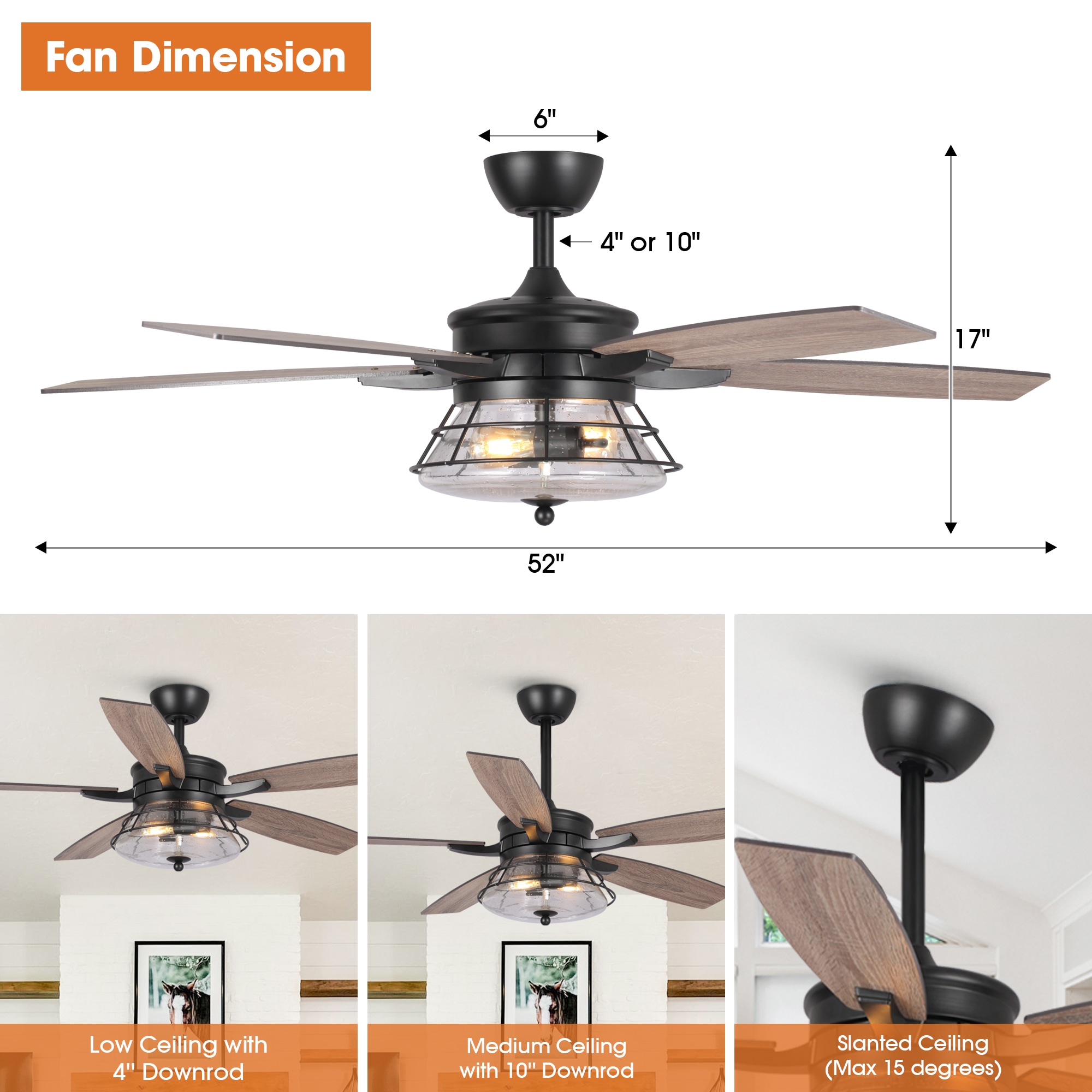 Parrot Uncle F6311110V Ceiling-Fans - View #7