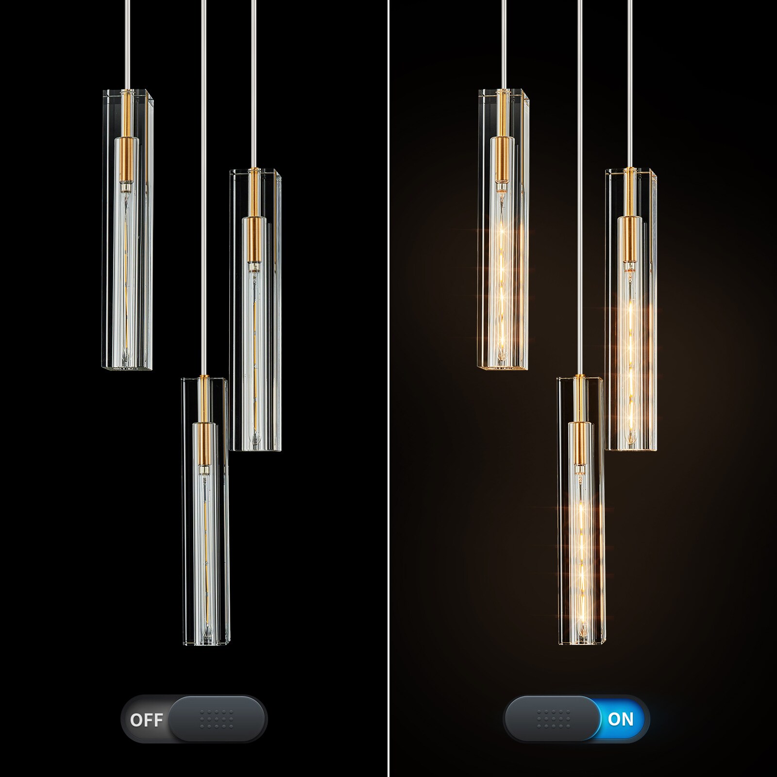 ZHLLMQ JP-048-3Y-GOLD Pendant-Lights - View #3