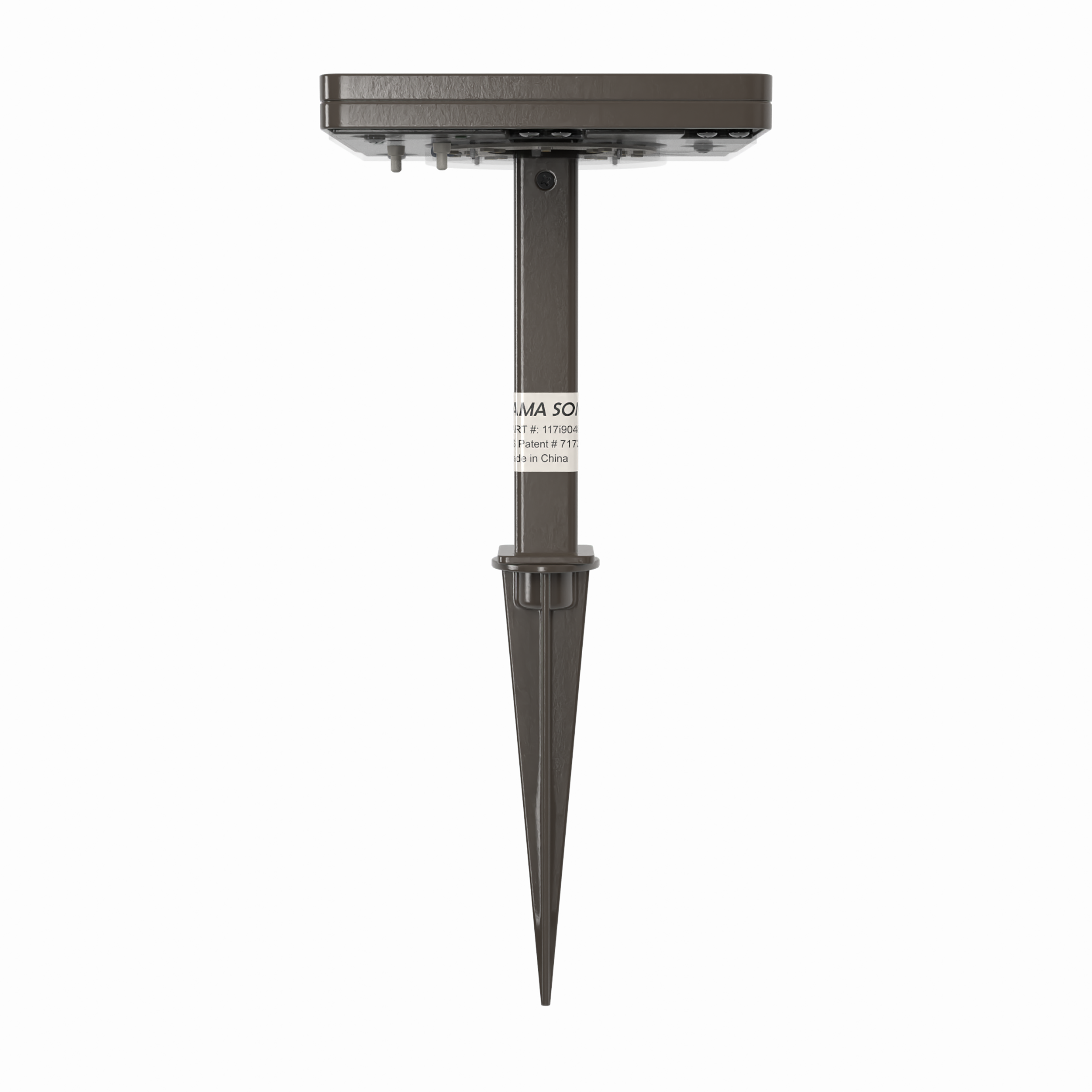 Bronze LED Solar Path Light with Adjustable Mounting Options