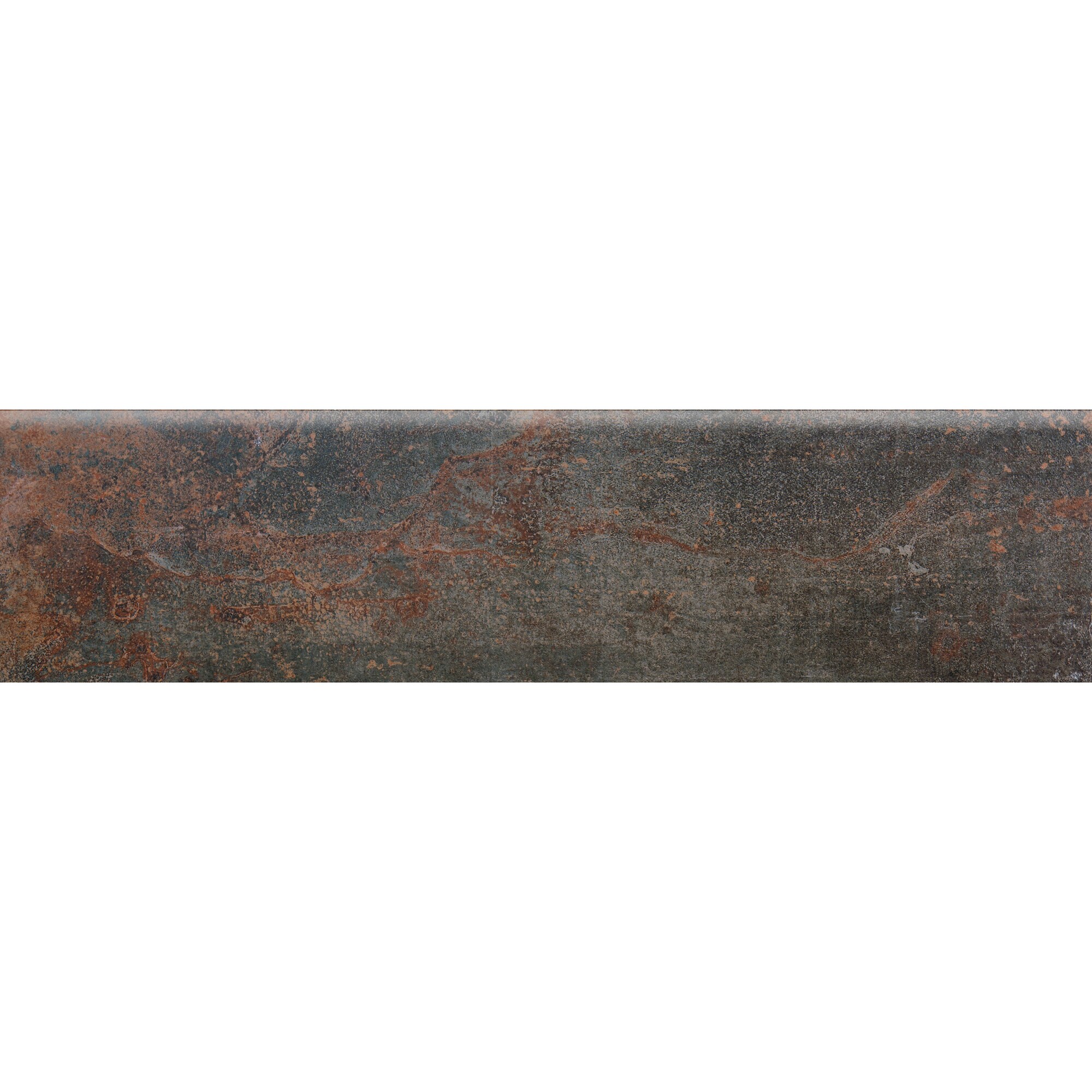 Crossville EnGarde 12-Pack Copper Porcelain Bullnose Trim Tile (6-in x 24-in)