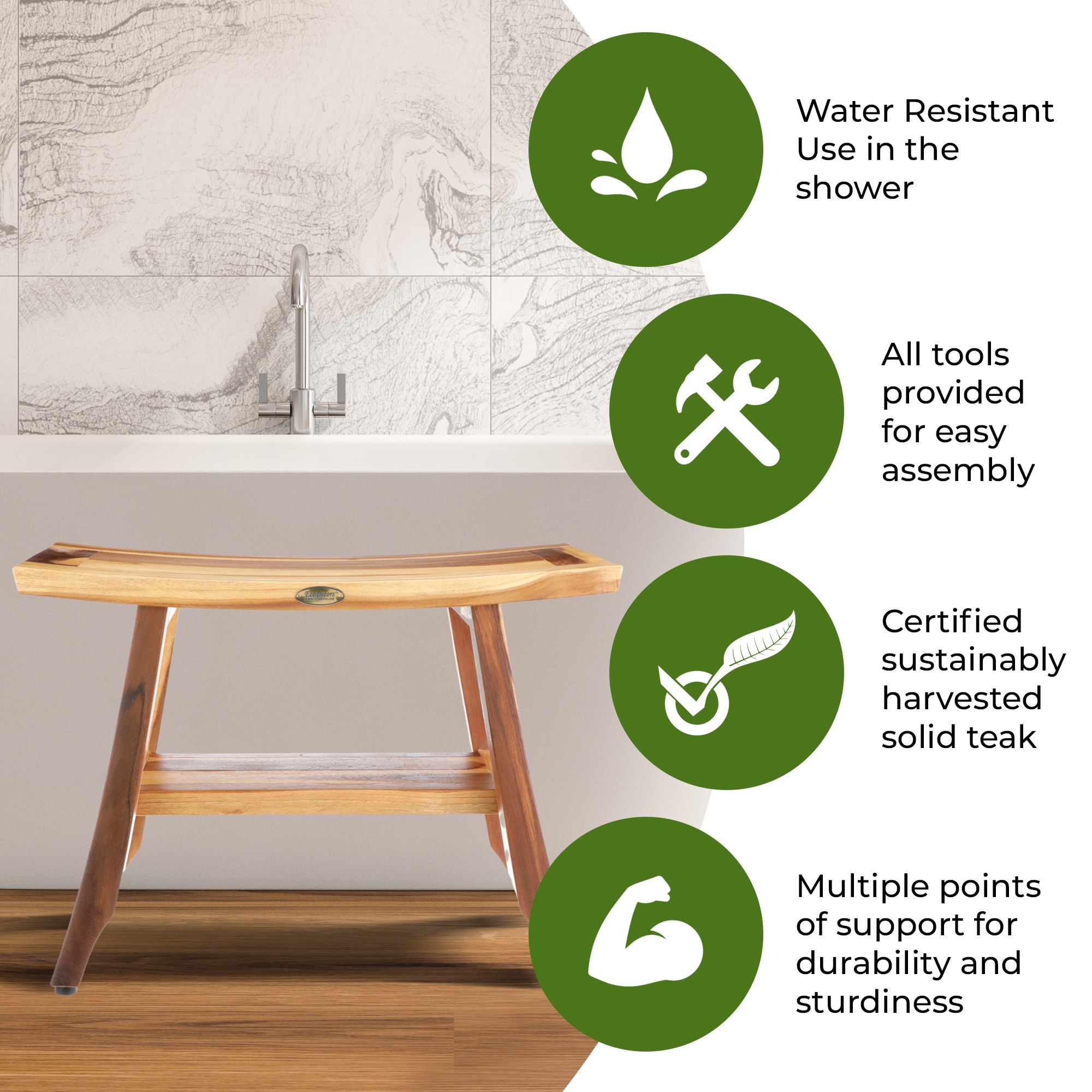 EcoDecors ED991 Bath-Safety-Seats-Benches - View #5