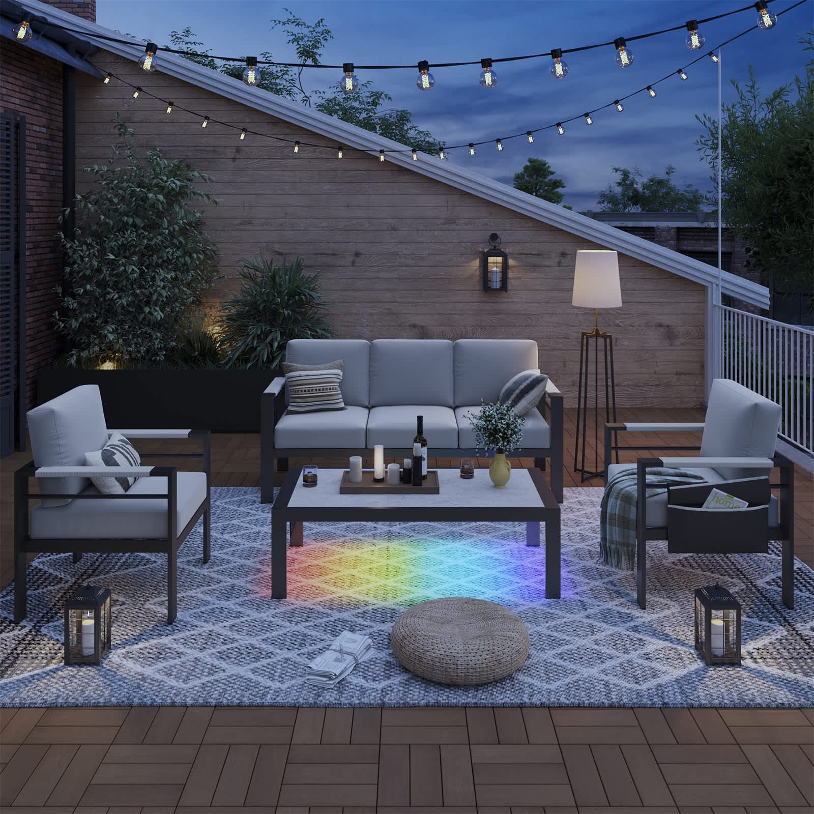 Bestier LOW-O500118C-BX0631 Patio-Sofas-Daybeds - View #3