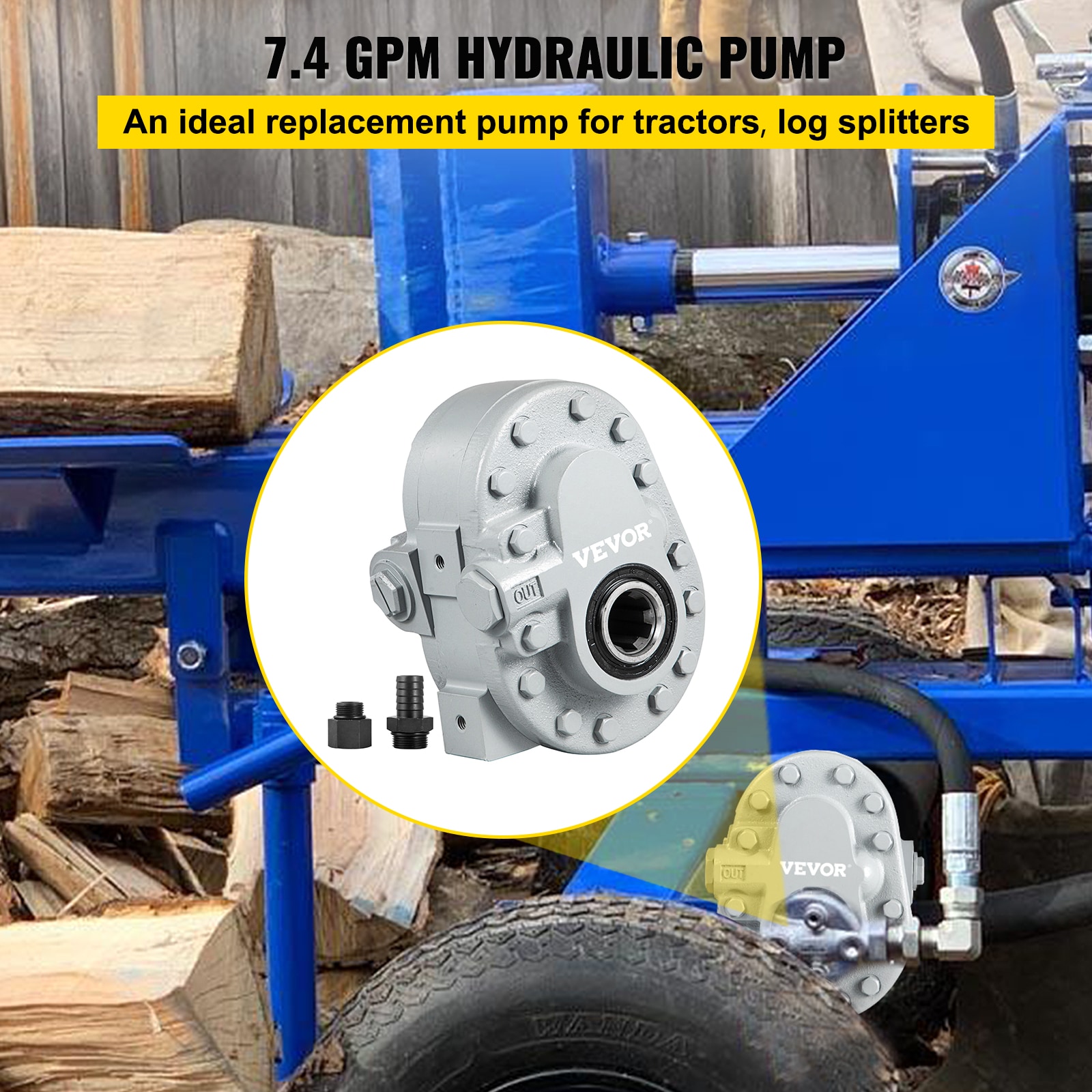 VEVOR CLB7.4GPM540RPM01V0 pumps - View #3
