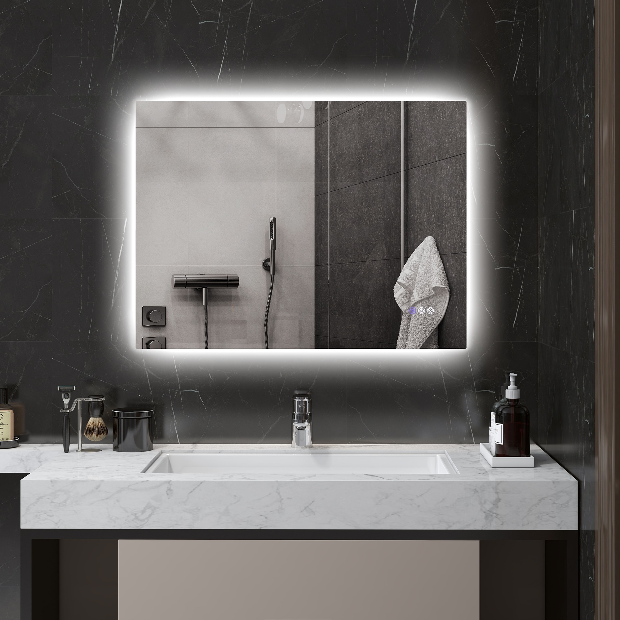 AAZJ ASB-P229672 Framed-Bath-Mirrors - View #3