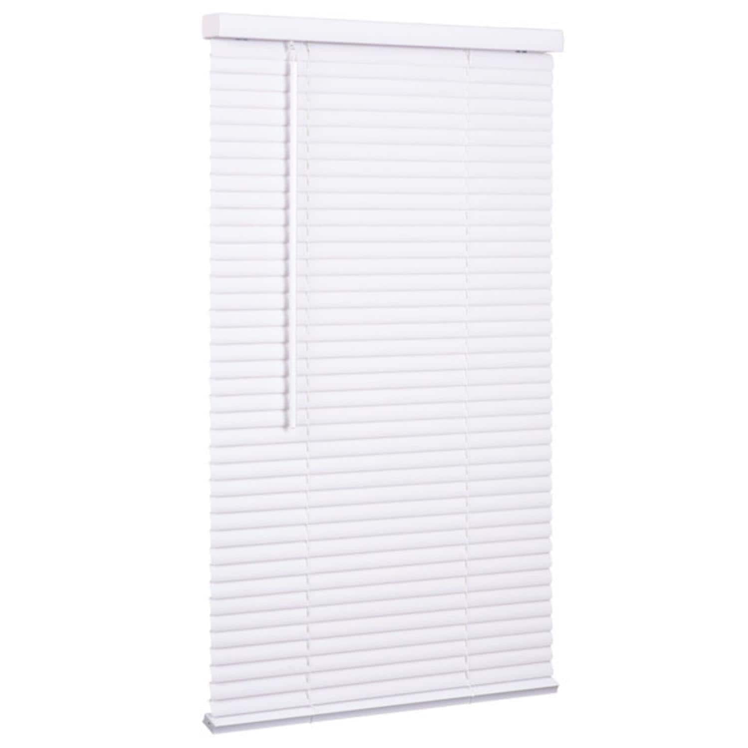 Living Accents Lotus Windoware Inc Vinyl Blinds 43 in. W X 72 in. H White Cordless