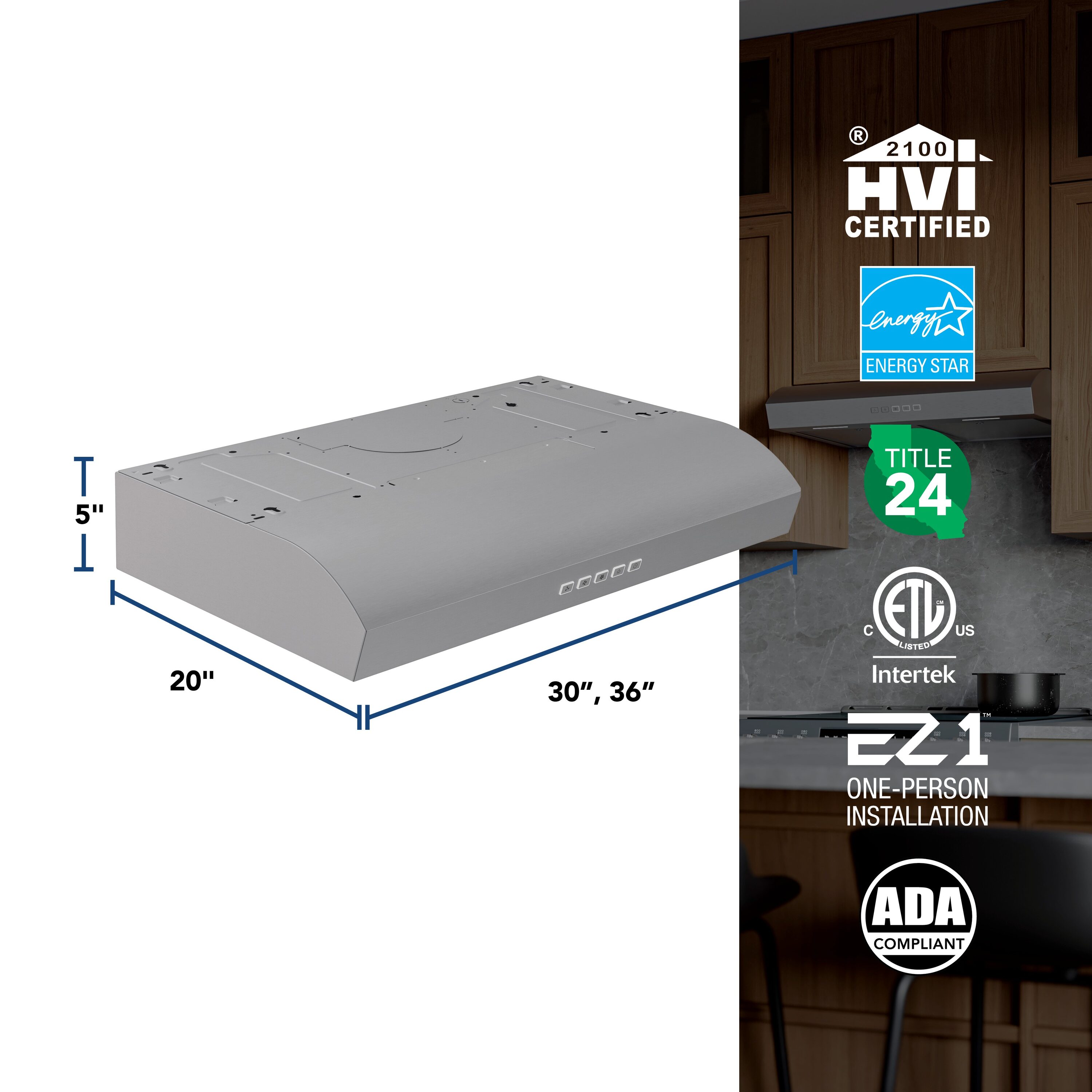 Broan MTR2303SS Undercabinet-Range-Hoods - View #6