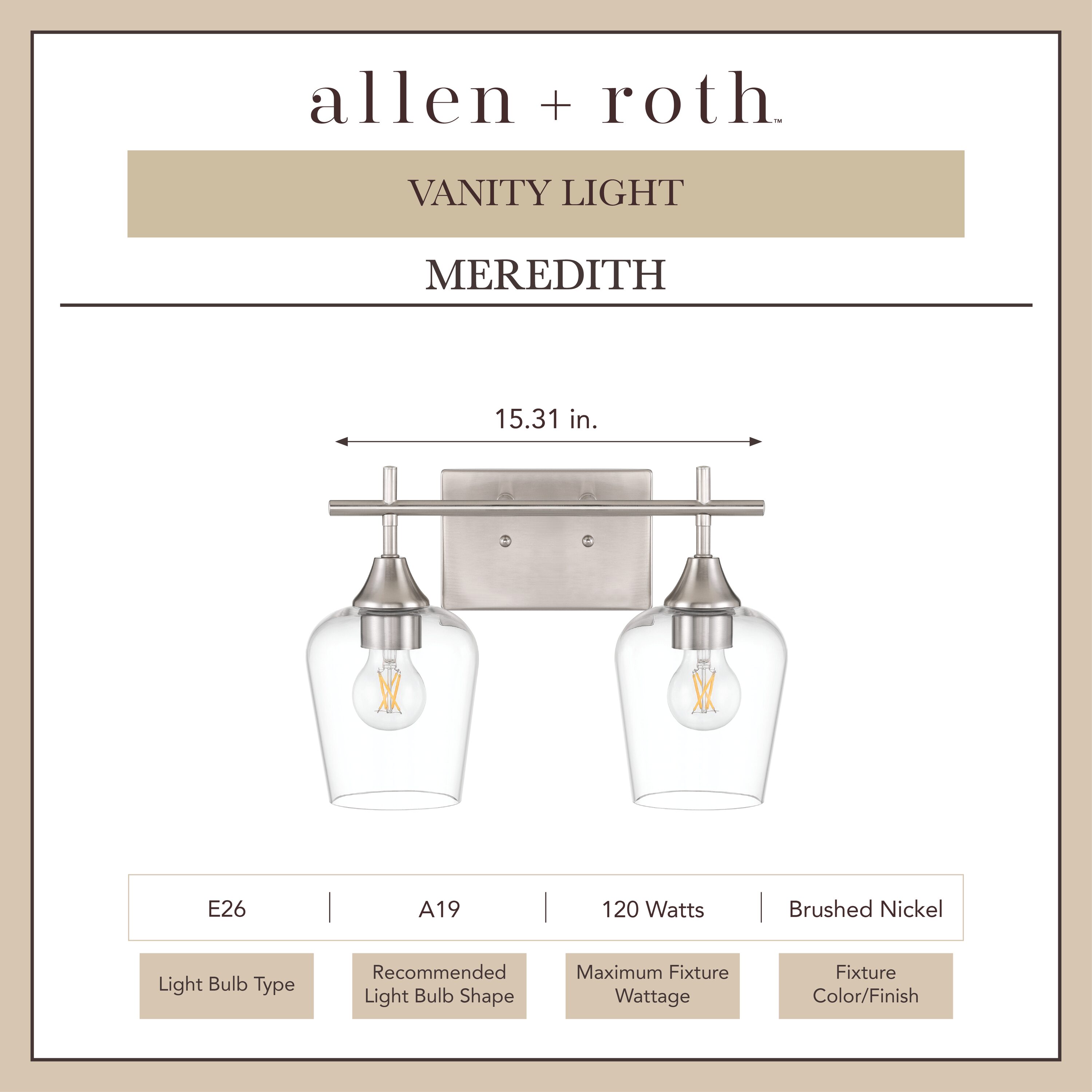 allen + roth VB24-2BNK b089995 - View #3