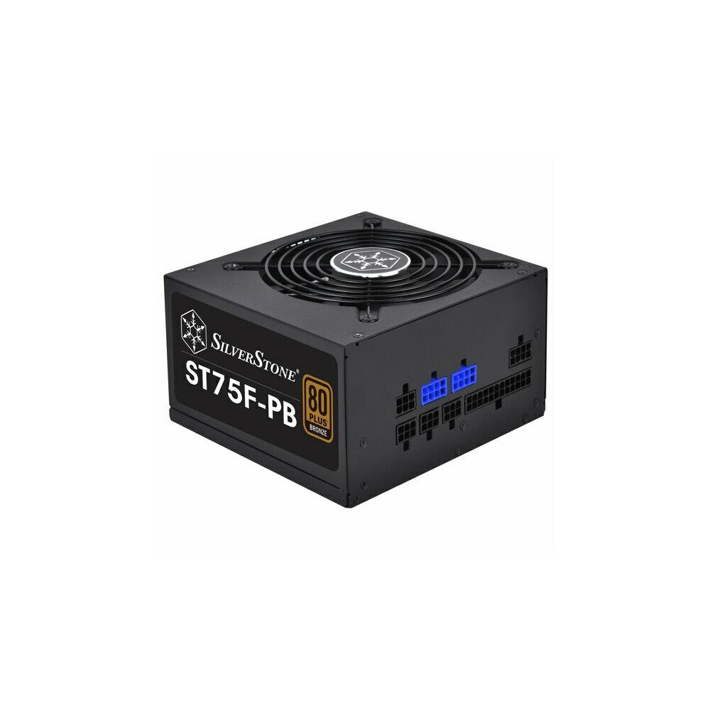 SilverStone SVSTT1806  Technologies ST75F-PB 750 watt ATX Power Supply 80 Plus Bronze with 100 Percent Modular Cable Design, Black