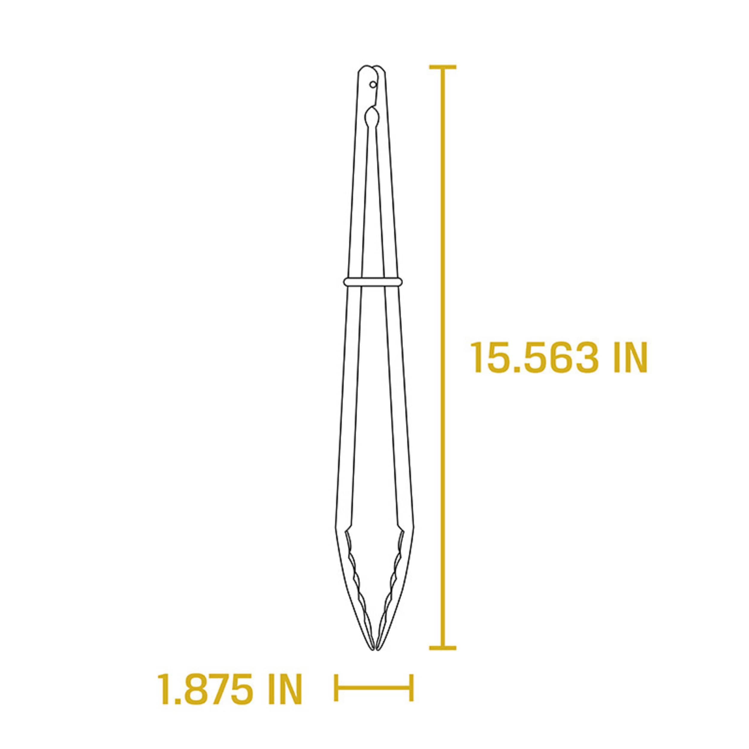 Lodge 16 inch Stainless Steel Tongs