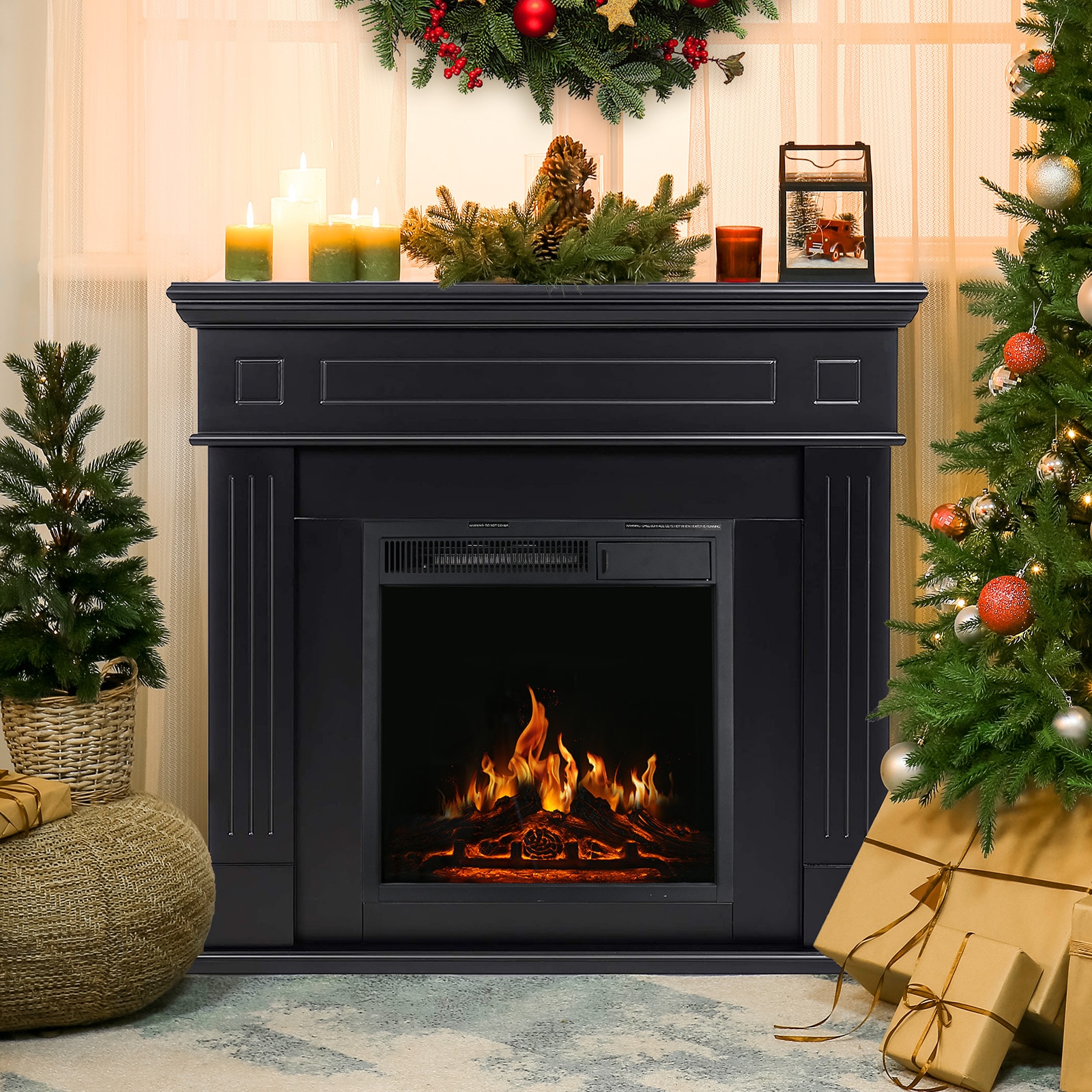COWSAR LSSM027B Electric-Fireplaces - View #11