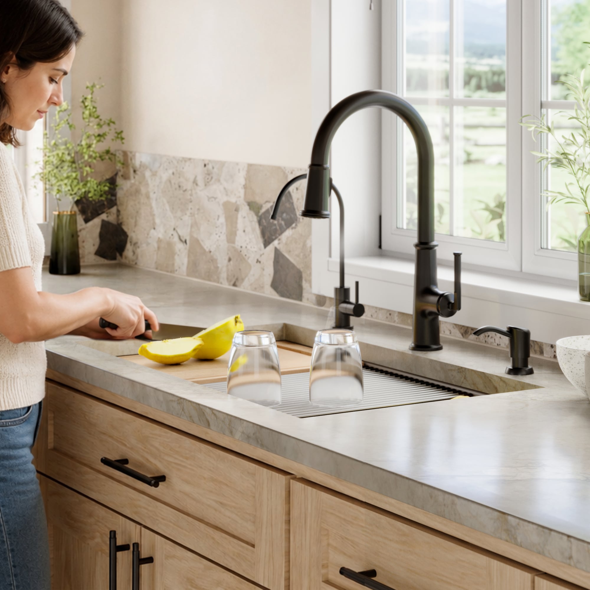 Karran QUWS-875-BR Kitchen-Sinks - View #15
