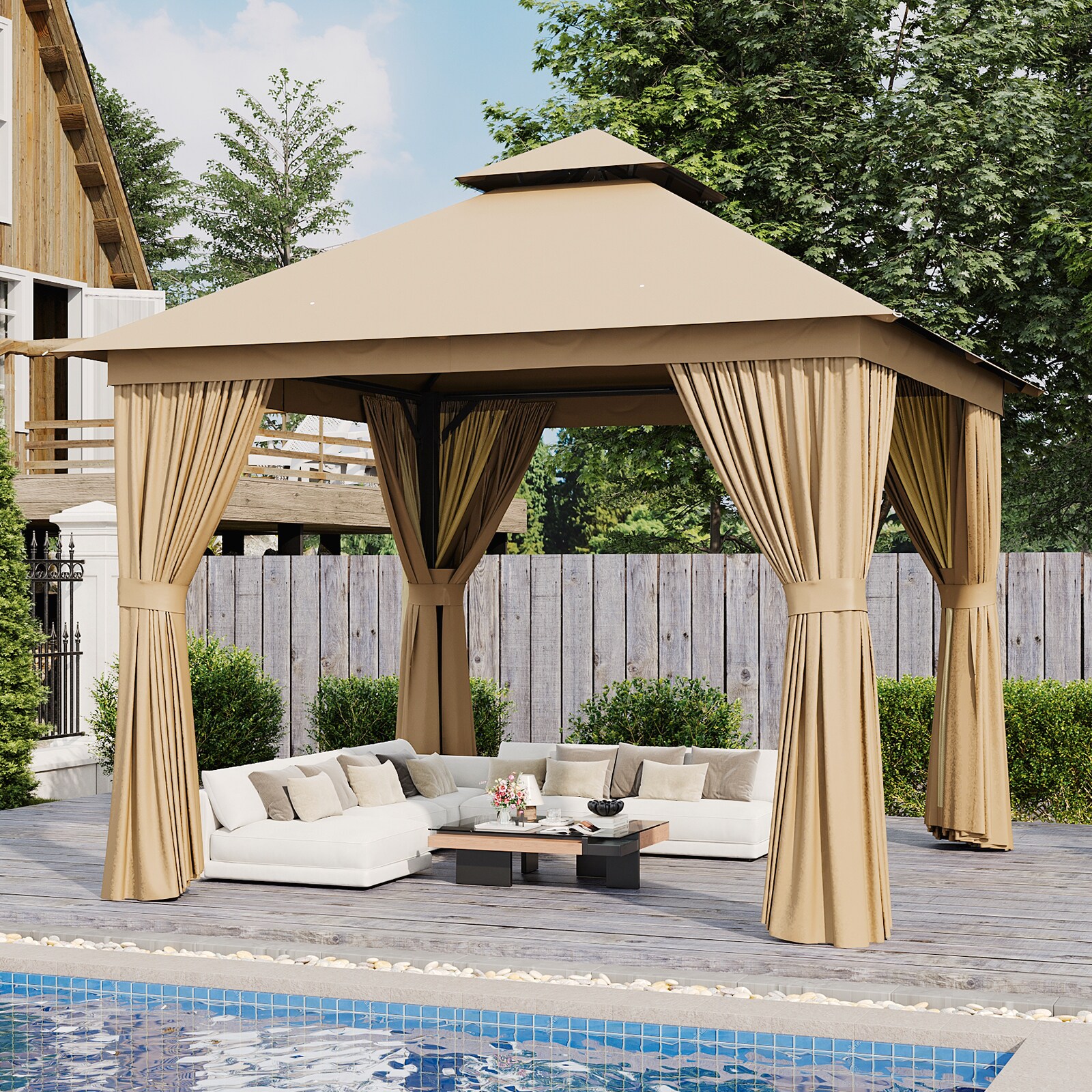 AOXUN AX-401G21 Wood-Resin-Gazebos - View #10