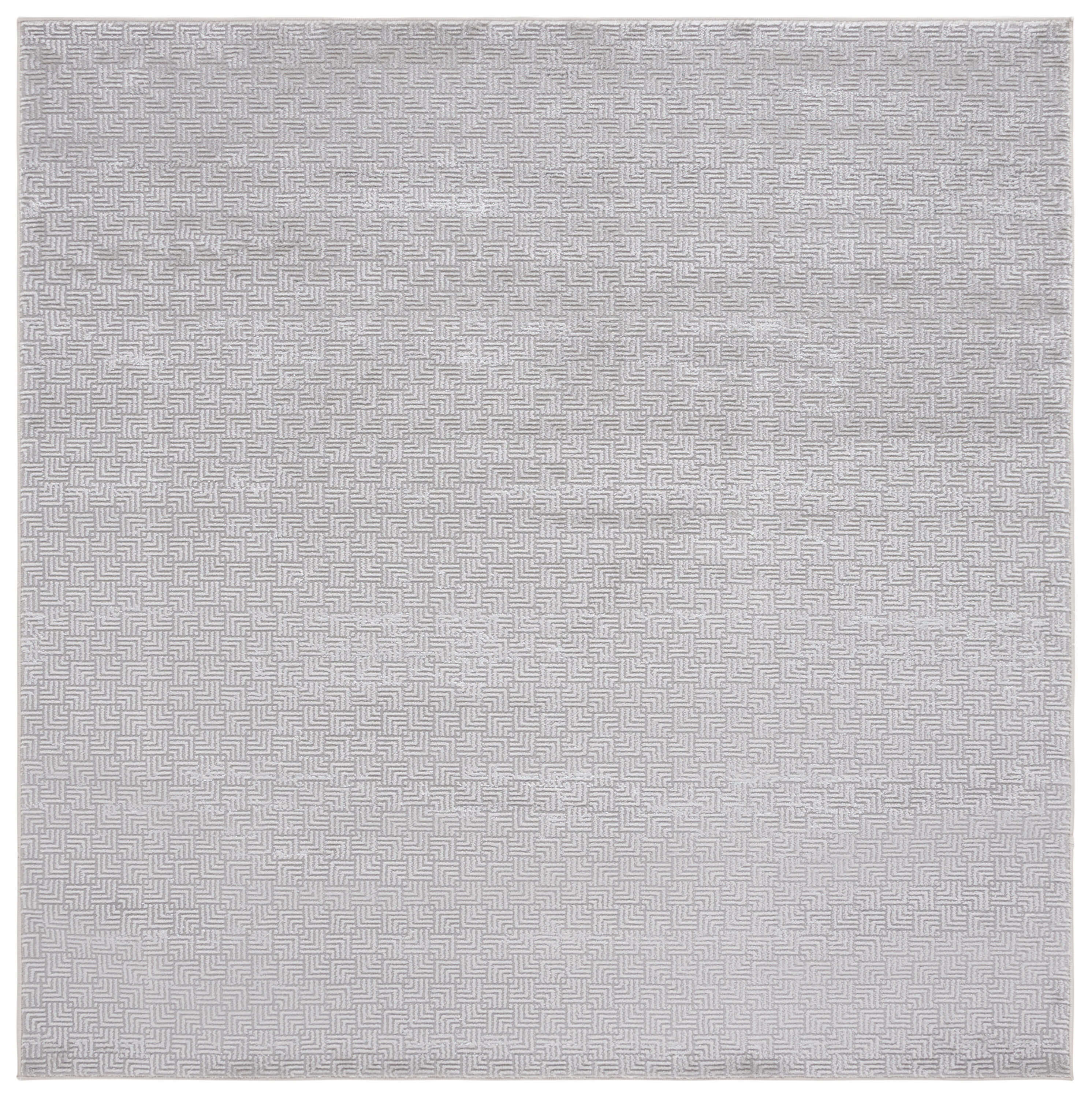 Hanna 110F Grey /Ivory 7 X 7 Area Rug