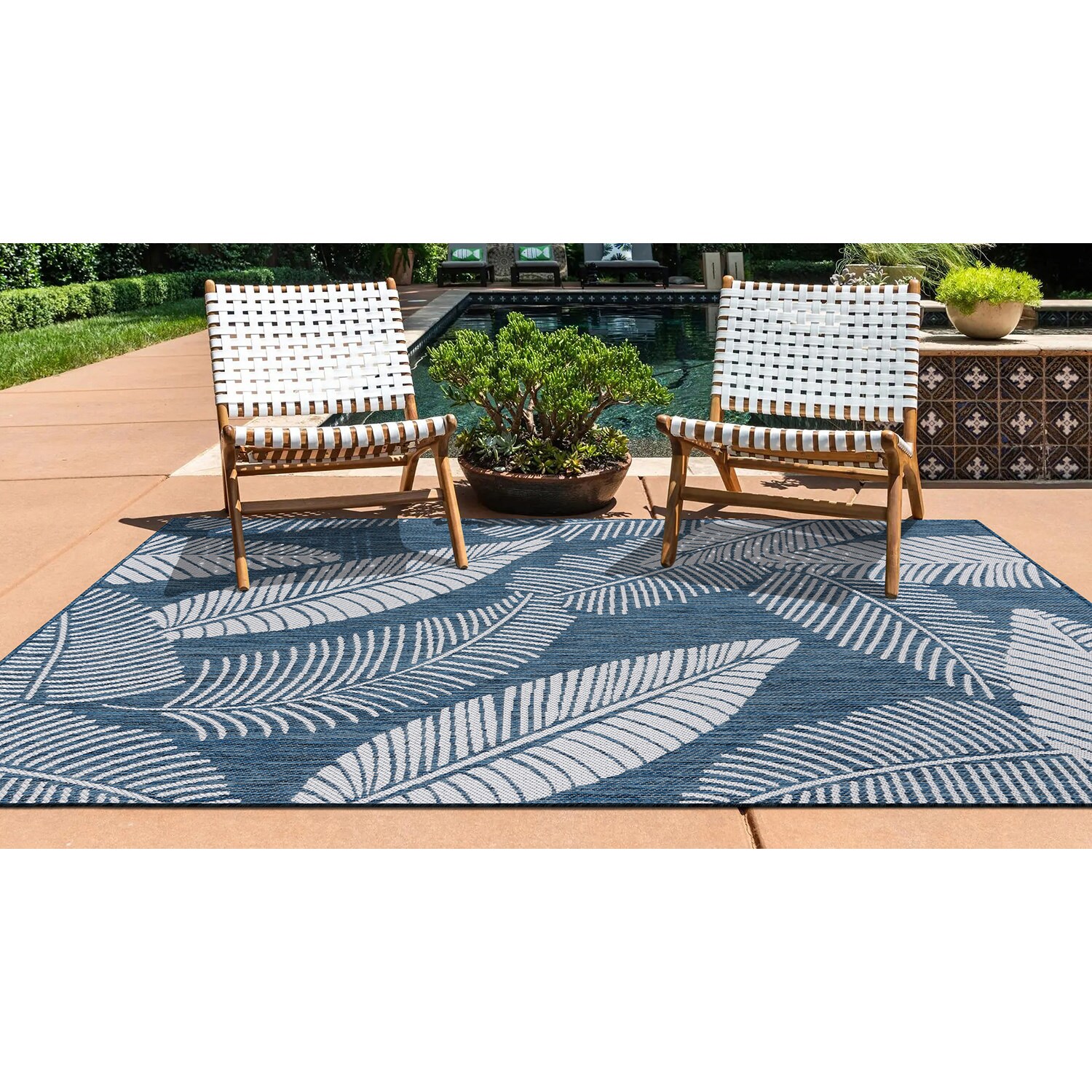 World Rug Gallery 114NAVY5X7 rugs - View #8