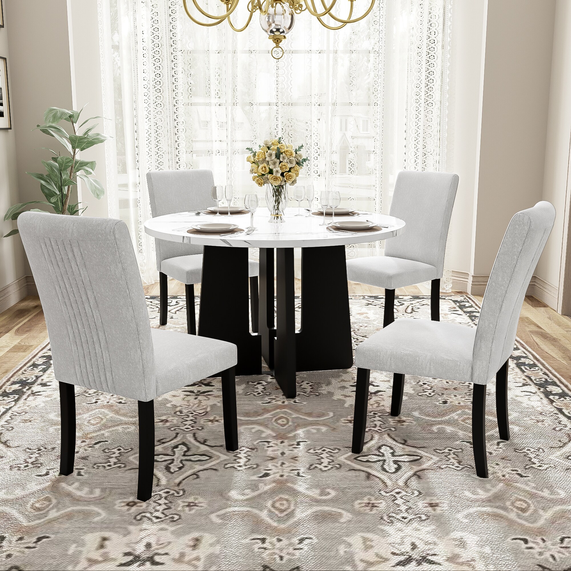 SINOFURN SYA010300WT Dining-Tables - View #12