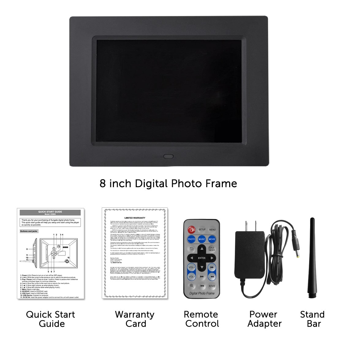 Sungale CD802 Picture-Frames - View #6