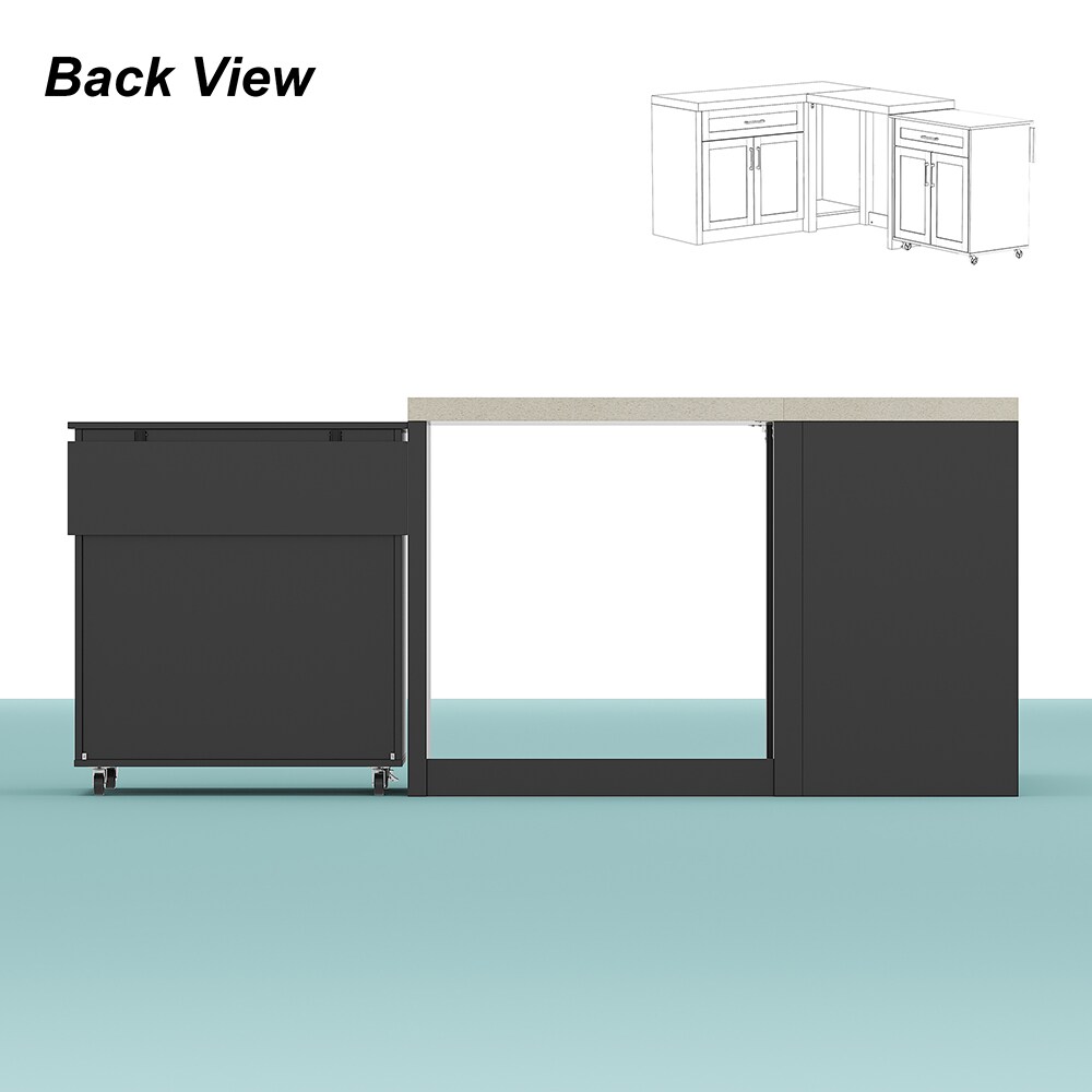Homsee V-KF260166-01-AB Dining-Kitchen-Storarge - View #8