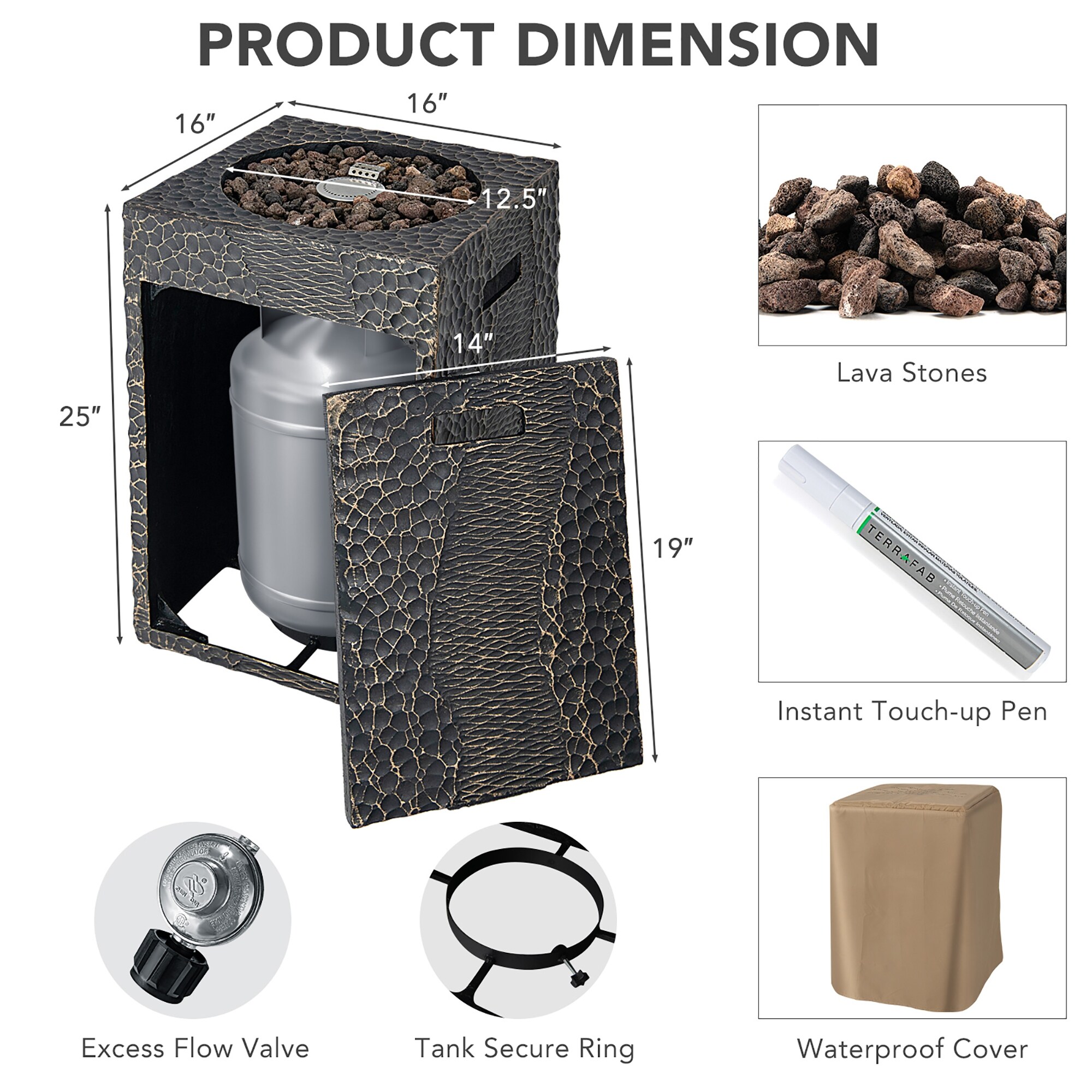  CL422BKFP Outdoor-Gas-Firepits - View #3