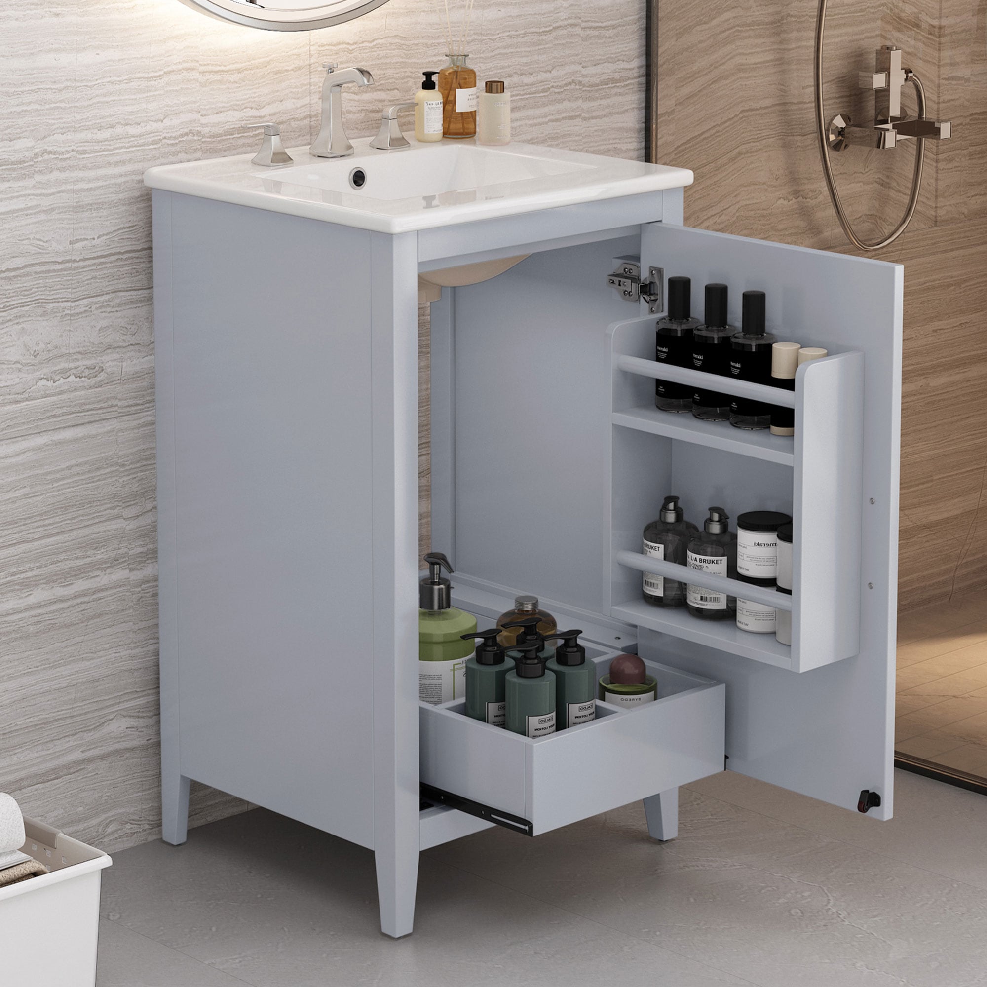 LOVMOR SF-WO-N759P218643E Bath-Vanity-Combo - View #2