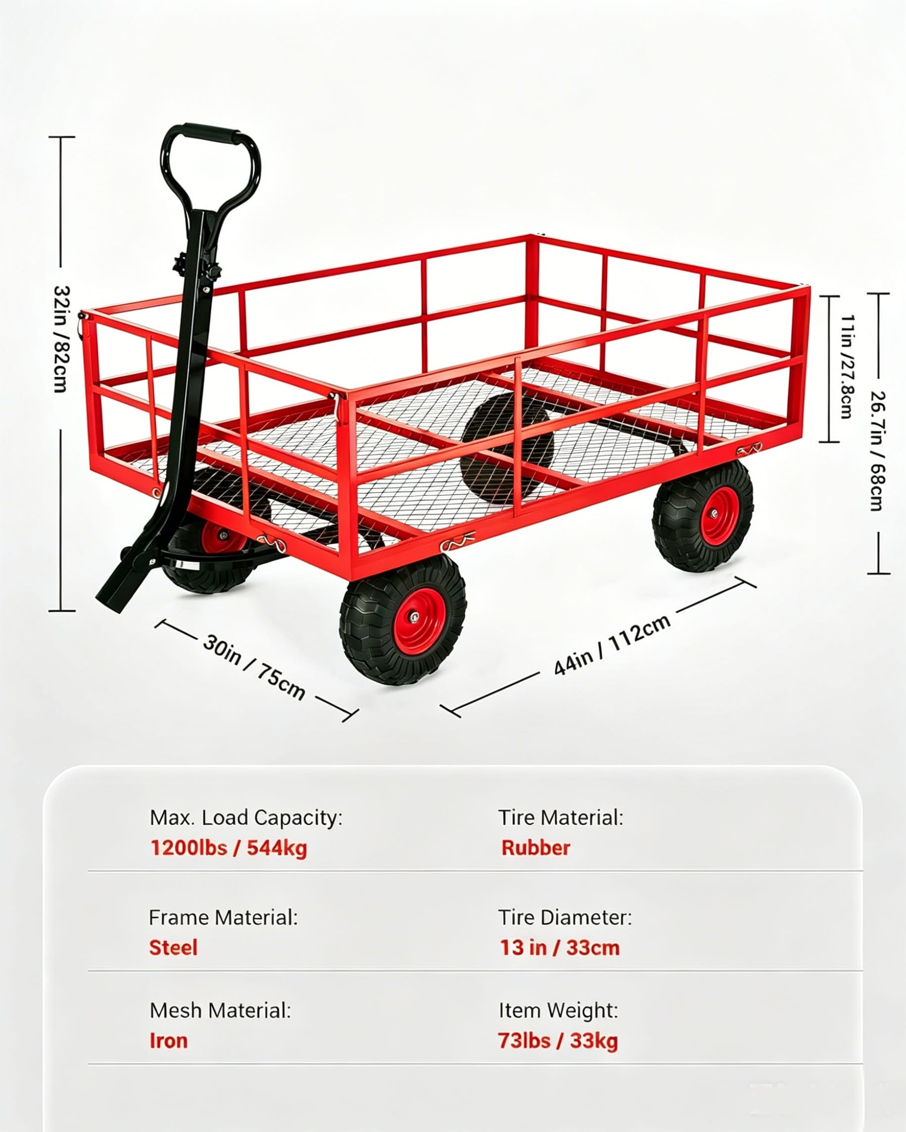 GarveeLife LOGRJYH-26052502 Yard-Carts - View #2