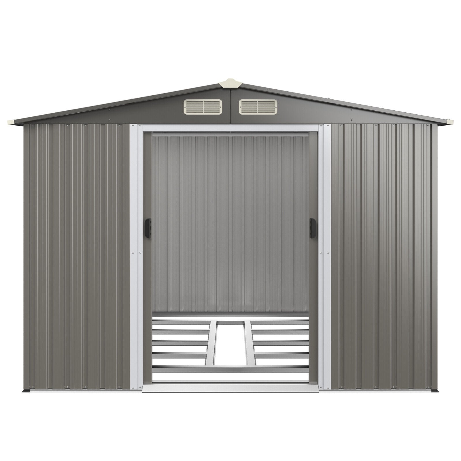 WELLFOR OCS3859LDG+ Galvanized steel Storage Shed