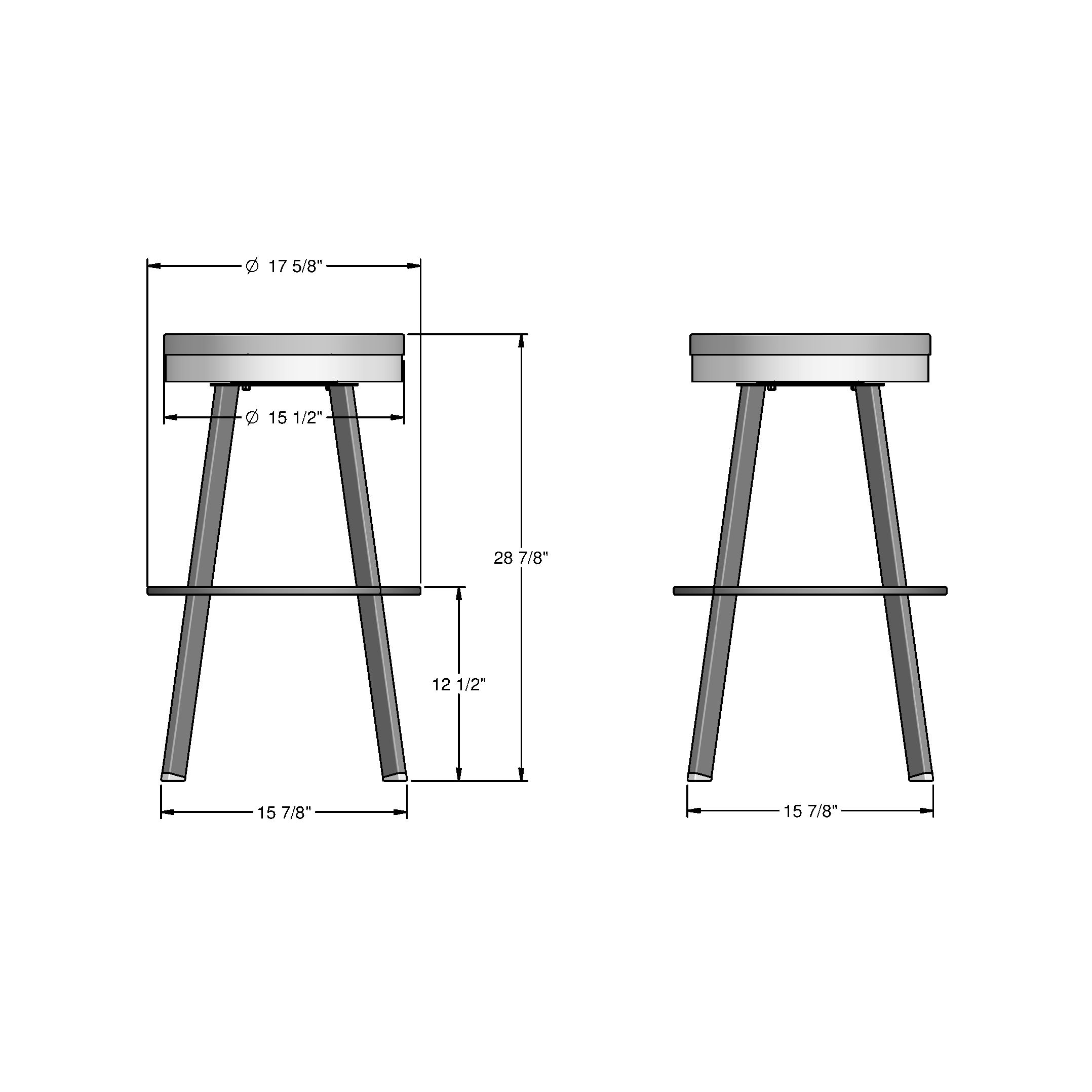 Amisco 42244-30WE/1B2586 stools - View #4