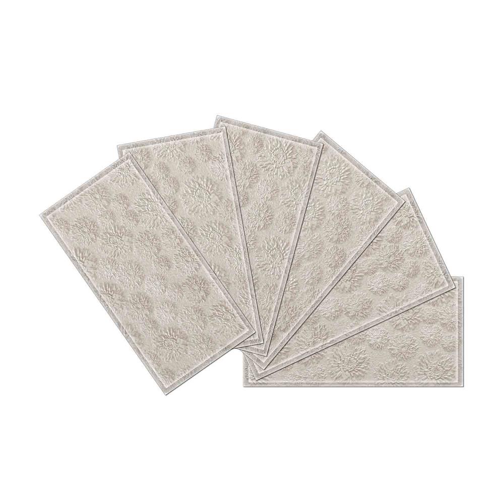 Instant Mosaic 4220101 Upscale Designs 64-Pack Multicolor 3-in x 6-in Glossy Glass Random Wall Tile